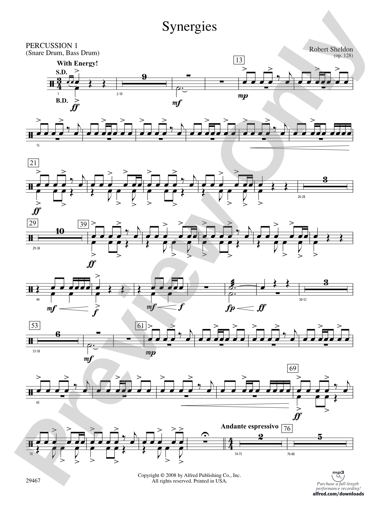 Synergies: 1st Percussion