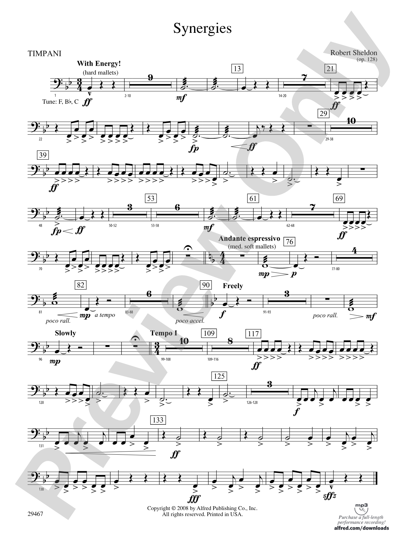 Synergies: Timpani