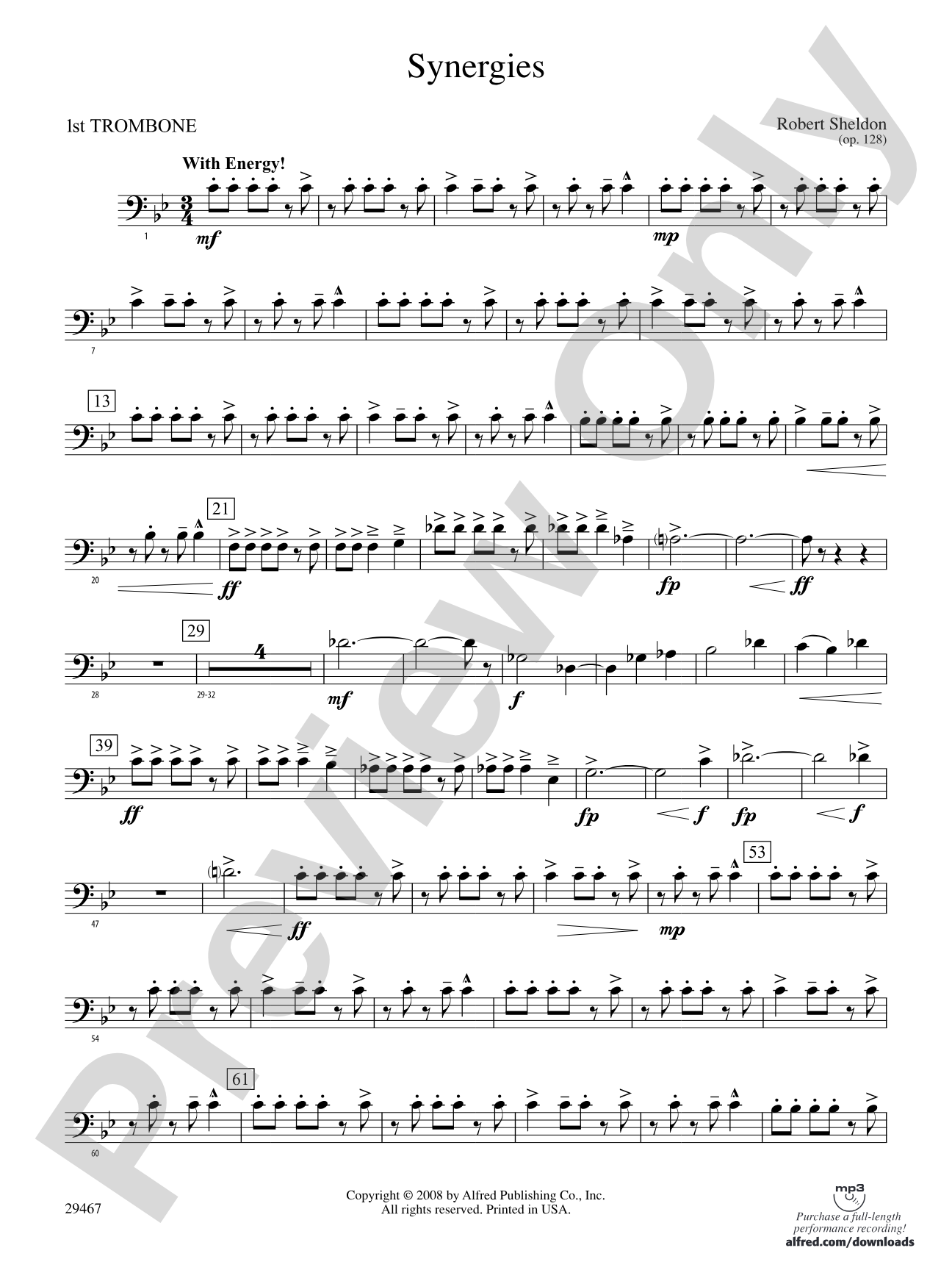 Synergies: 1st Trombone