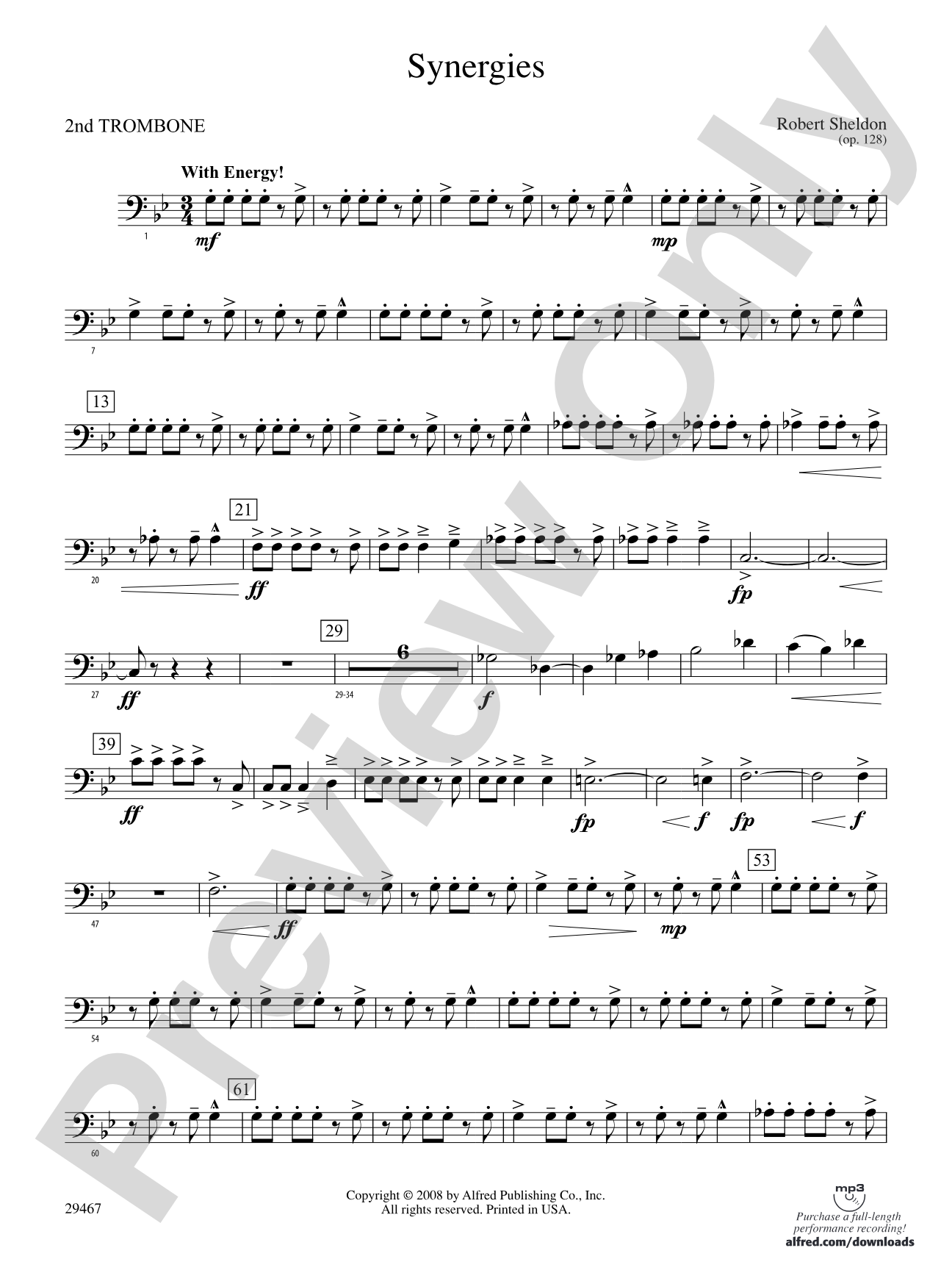Synergies: 2nd Trombone