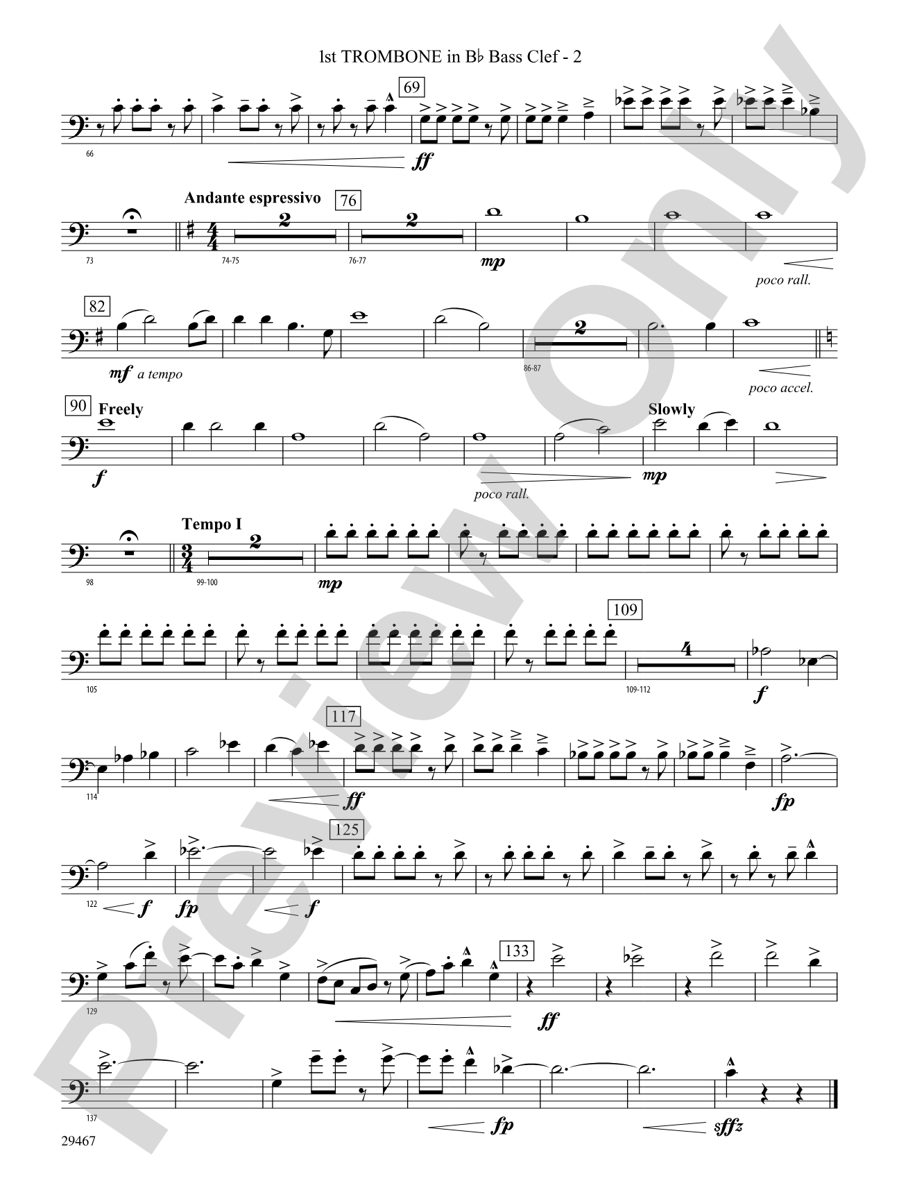 Synergies: (wp) 1st B-flat Trombone B.C.