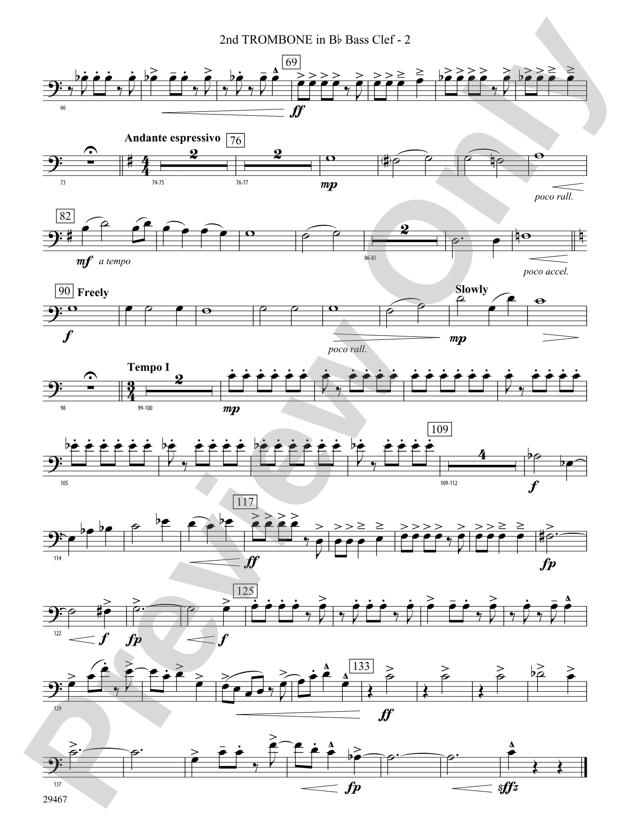Synergies: (wp) 2nd B-flat Trombone B.C.