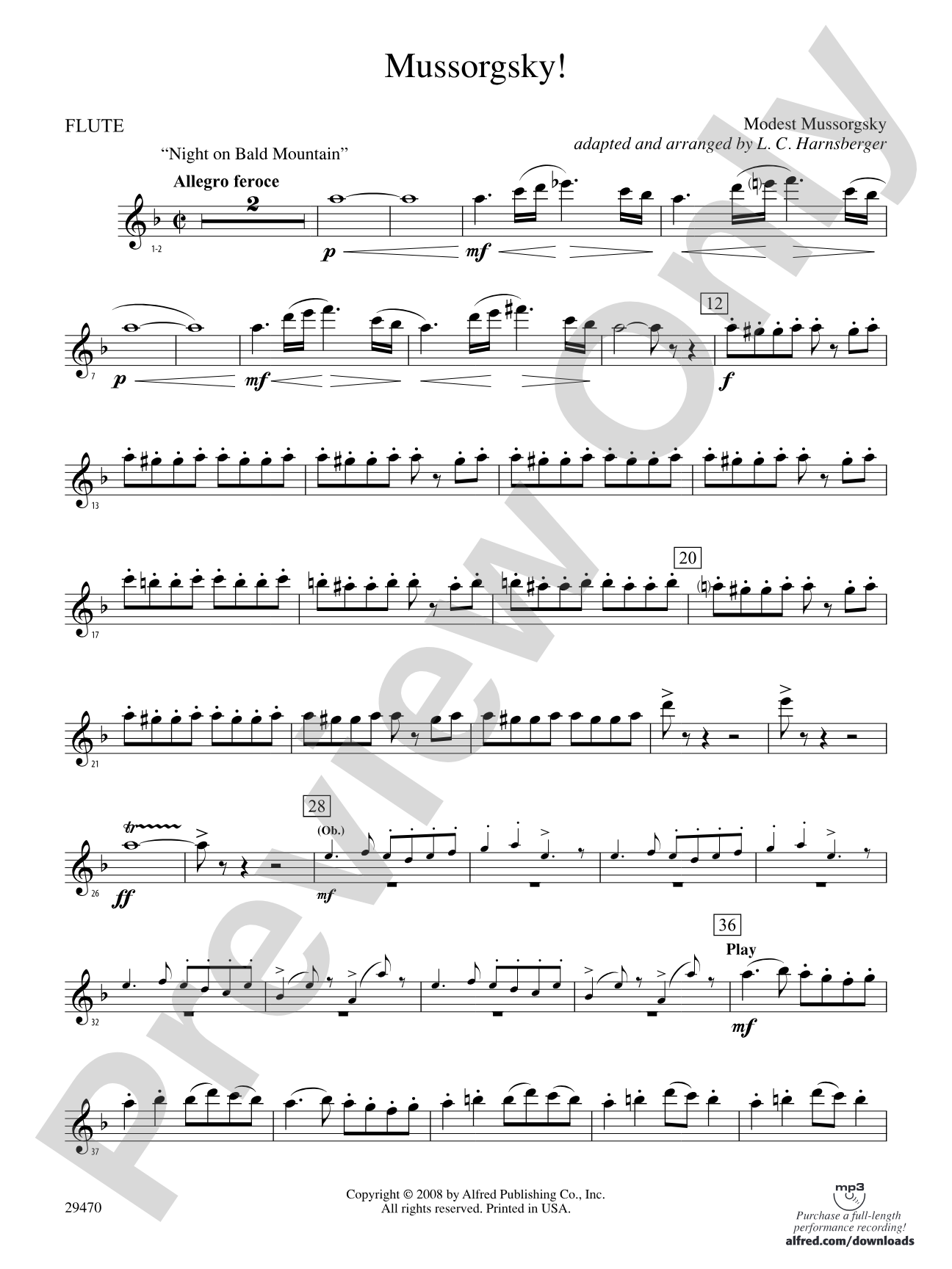 Mussorgsky!: Flute