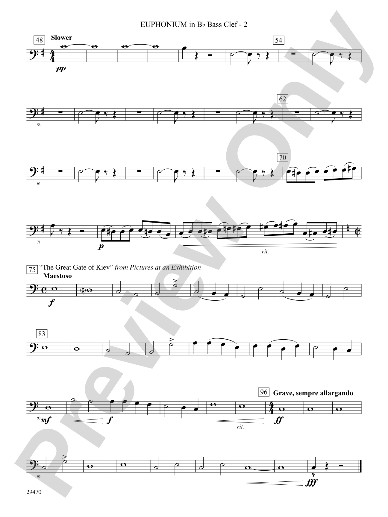 Mussorgsky!: (wp) B-flat Baritone B.C.