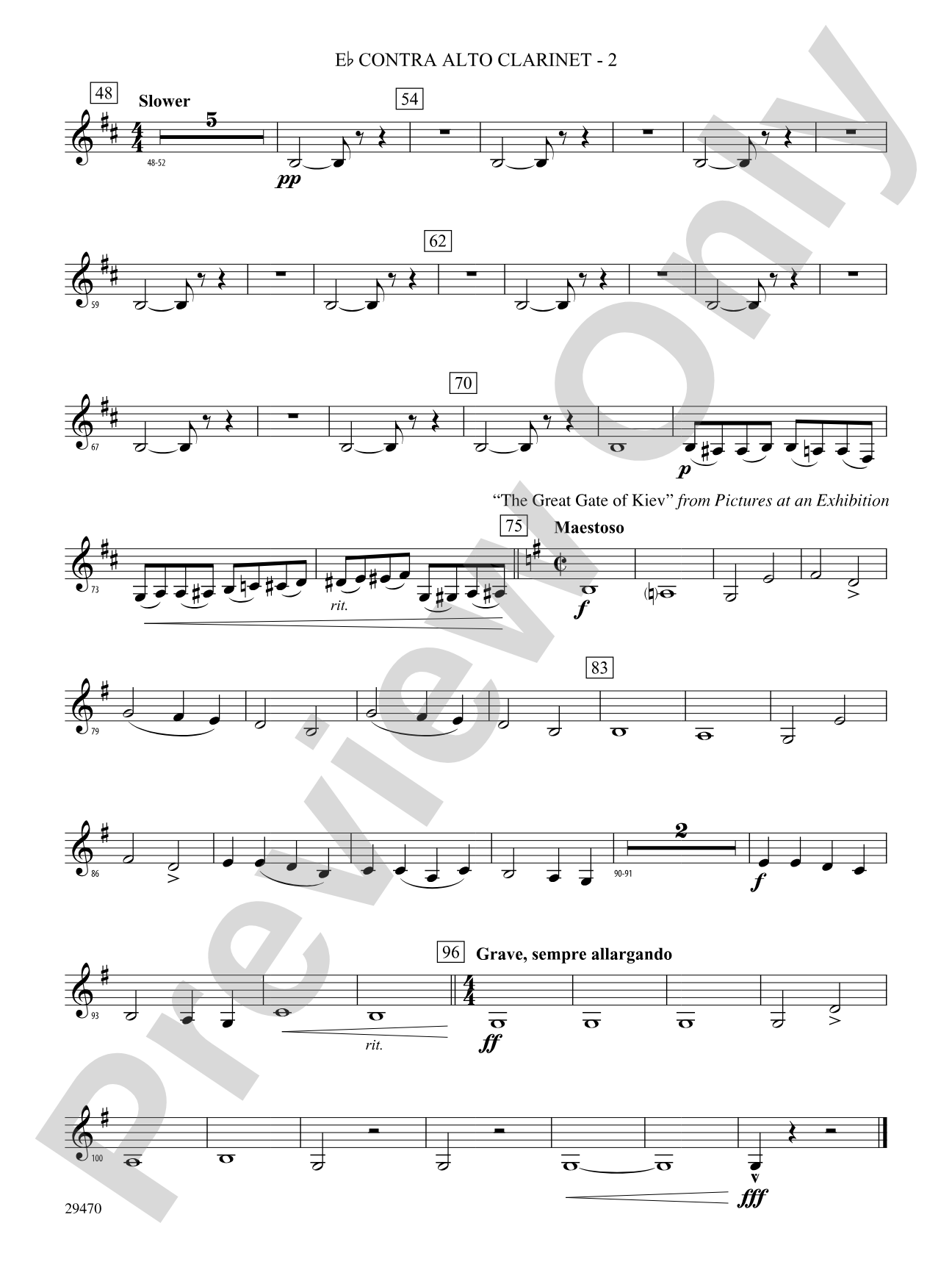 Mussorgsky!: (wp) E-flat Contrabass Clarinet