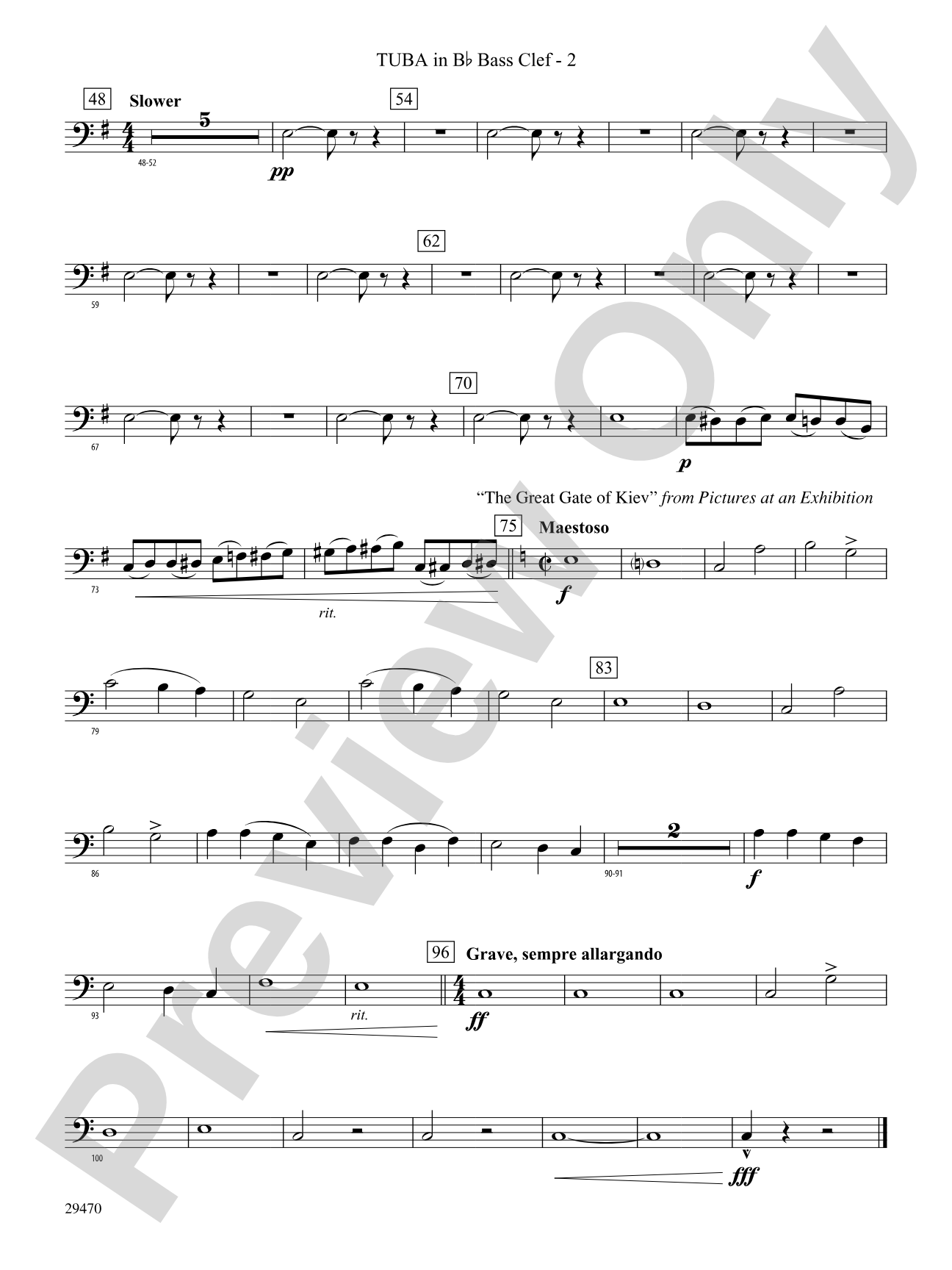 Mussorgsky!: (wp) B-flat Tuba B.C.