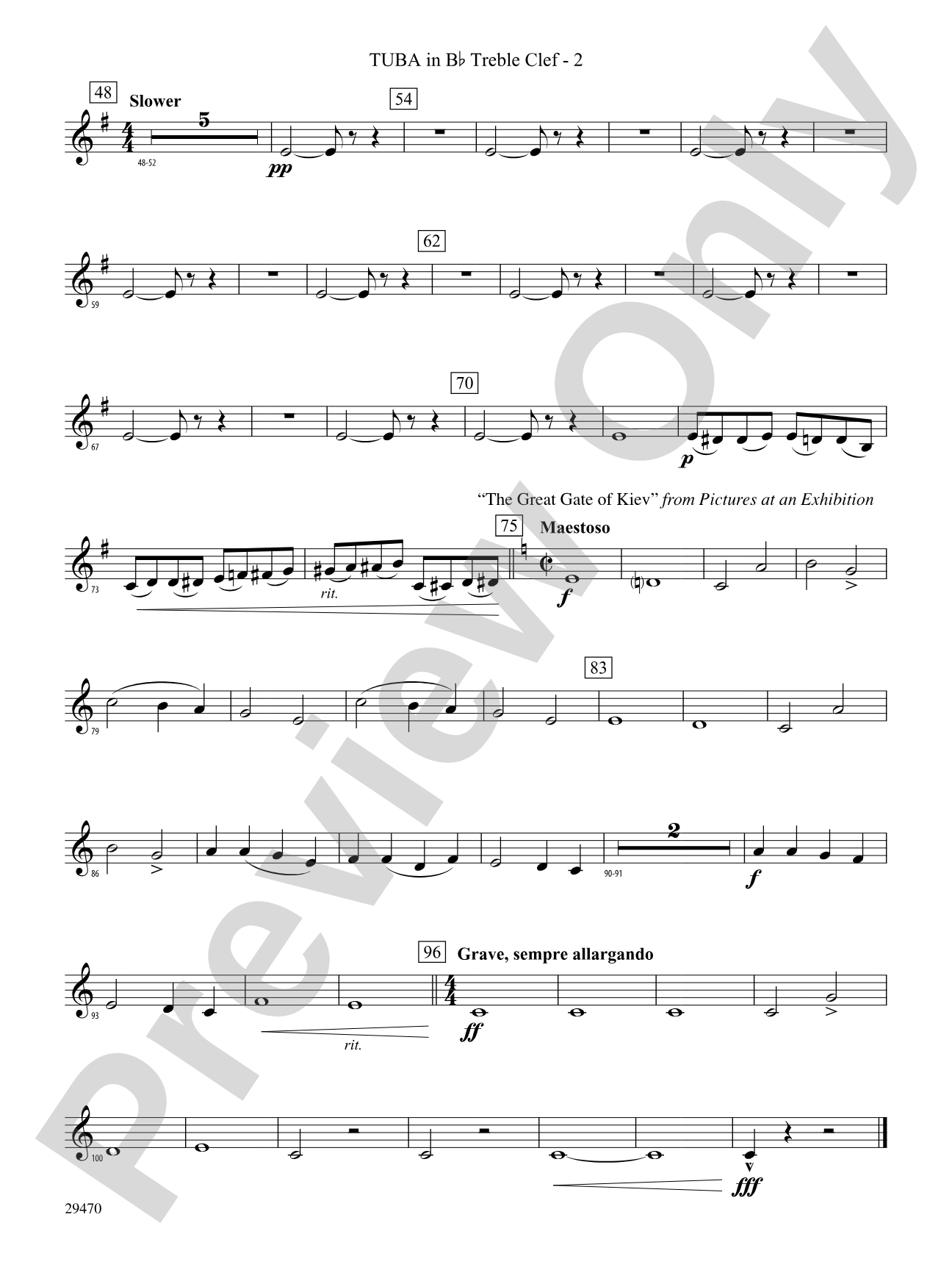 Mussorgsky!: (wp) B-flat Tuba T.C.