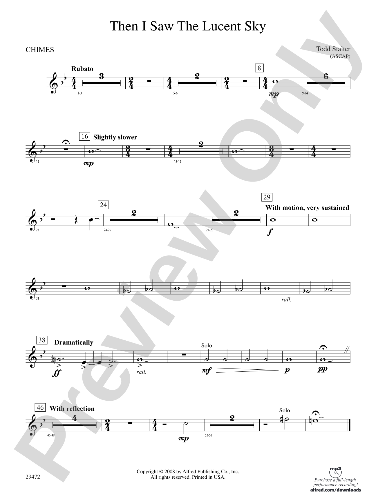 Then I Saw the Lucent Sky: Chimes