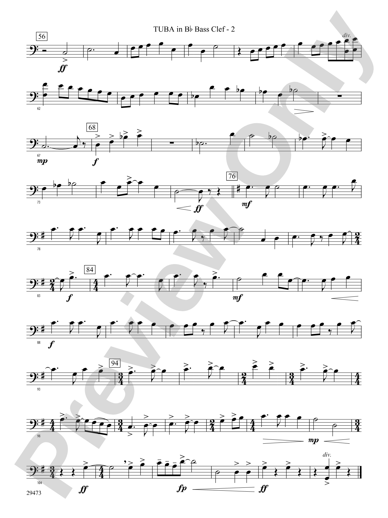 Companions on the Journey: (wp) B-flat Tuba B.C.