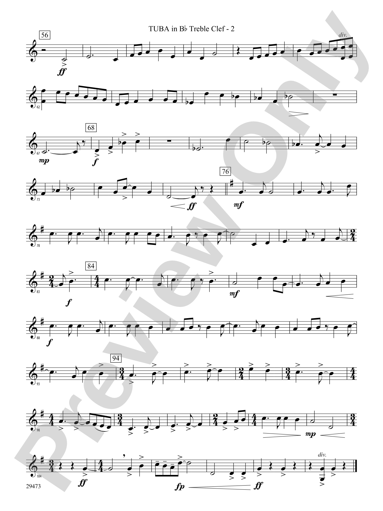 Companions on the Journey: (wp) B-flat Tuba T.C.