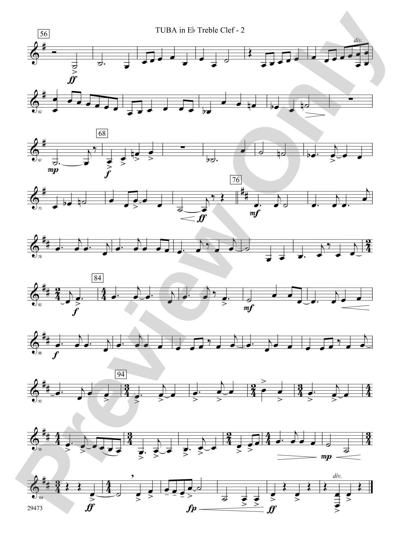 Companions on the Journey: (wp) E-flat Tuba T.C.