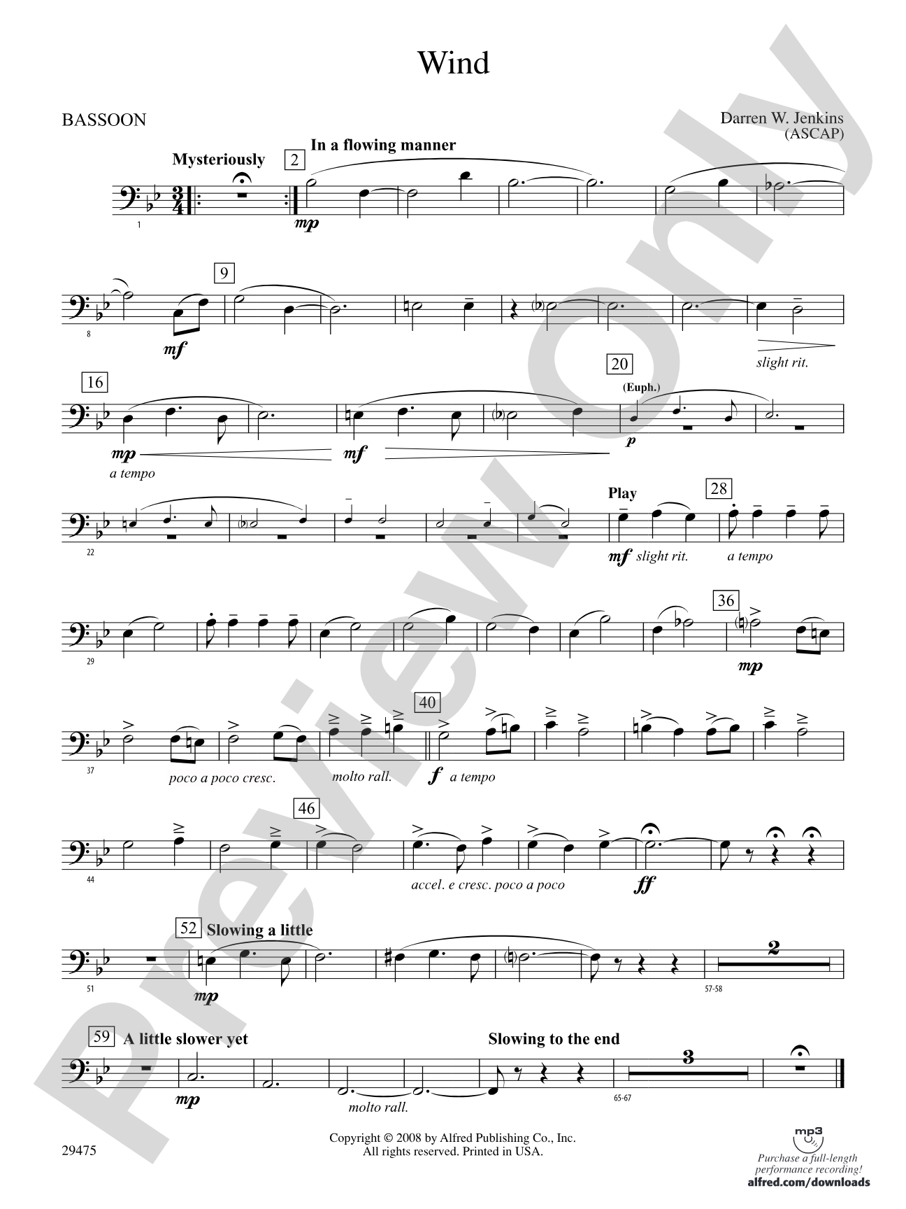 Wind: Bassoon