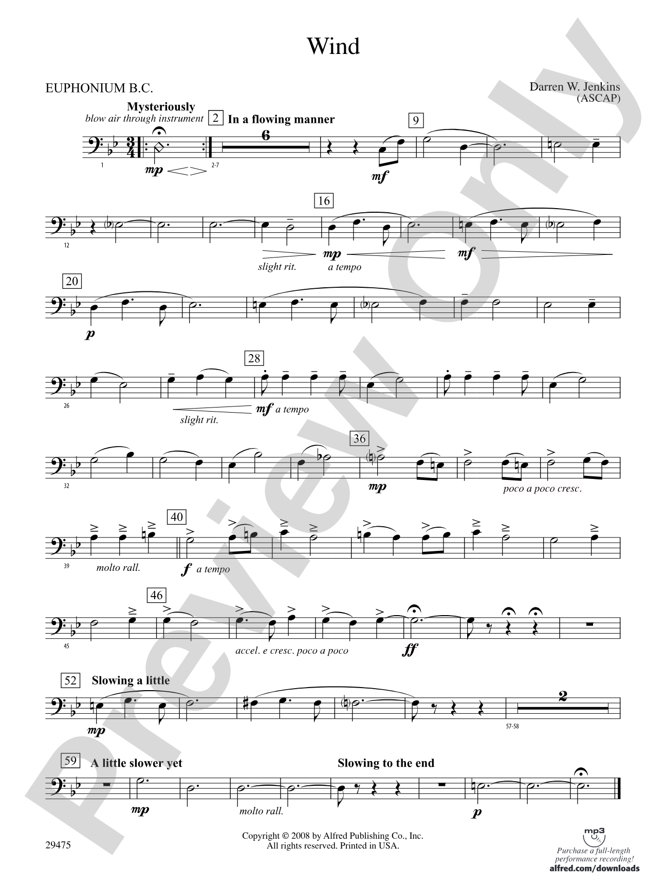 Wind: Baritone B.C.