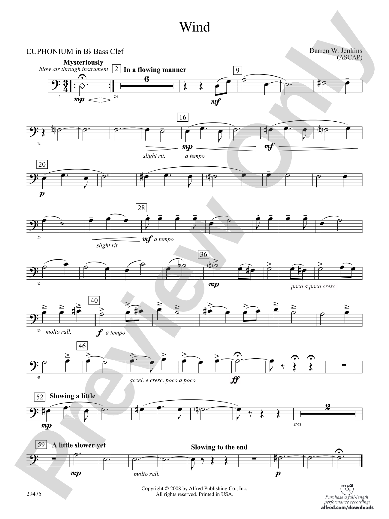 Wind: (wp) B-flat Baritone B.C.