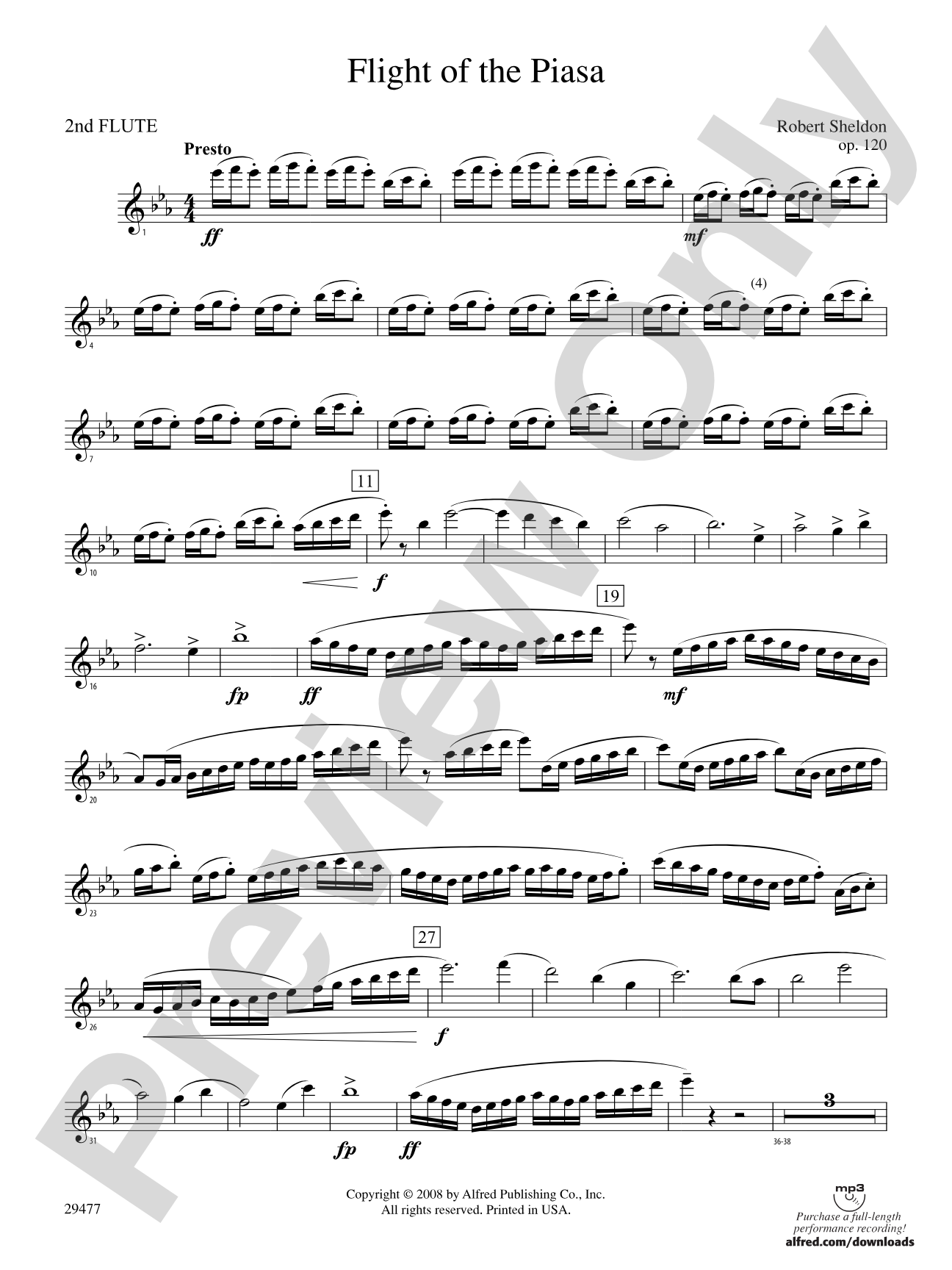 Flight of the Piasa: 2nd Flute