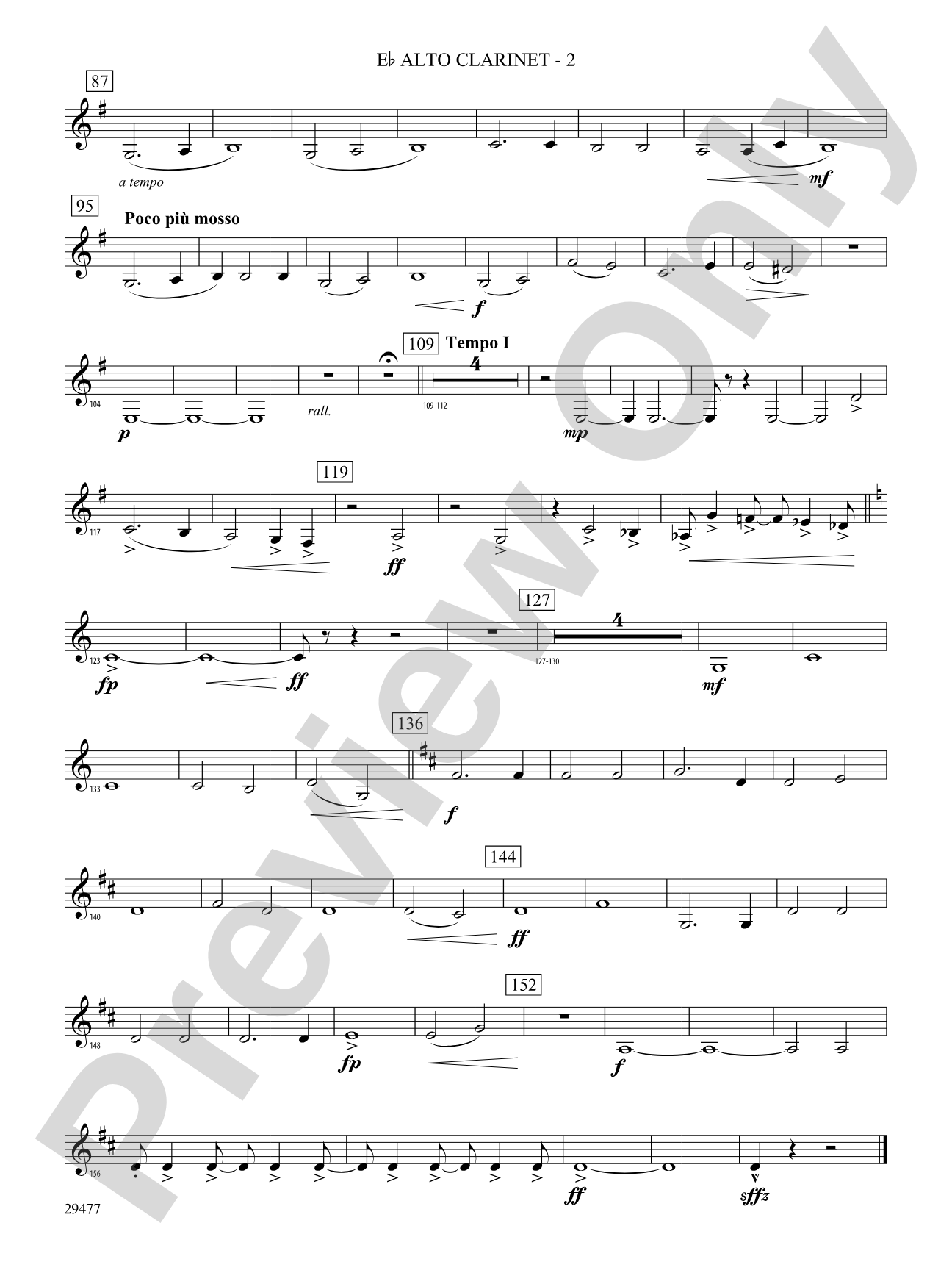 Flight of the Piasa: (wp) E-flat Alto Clarinet