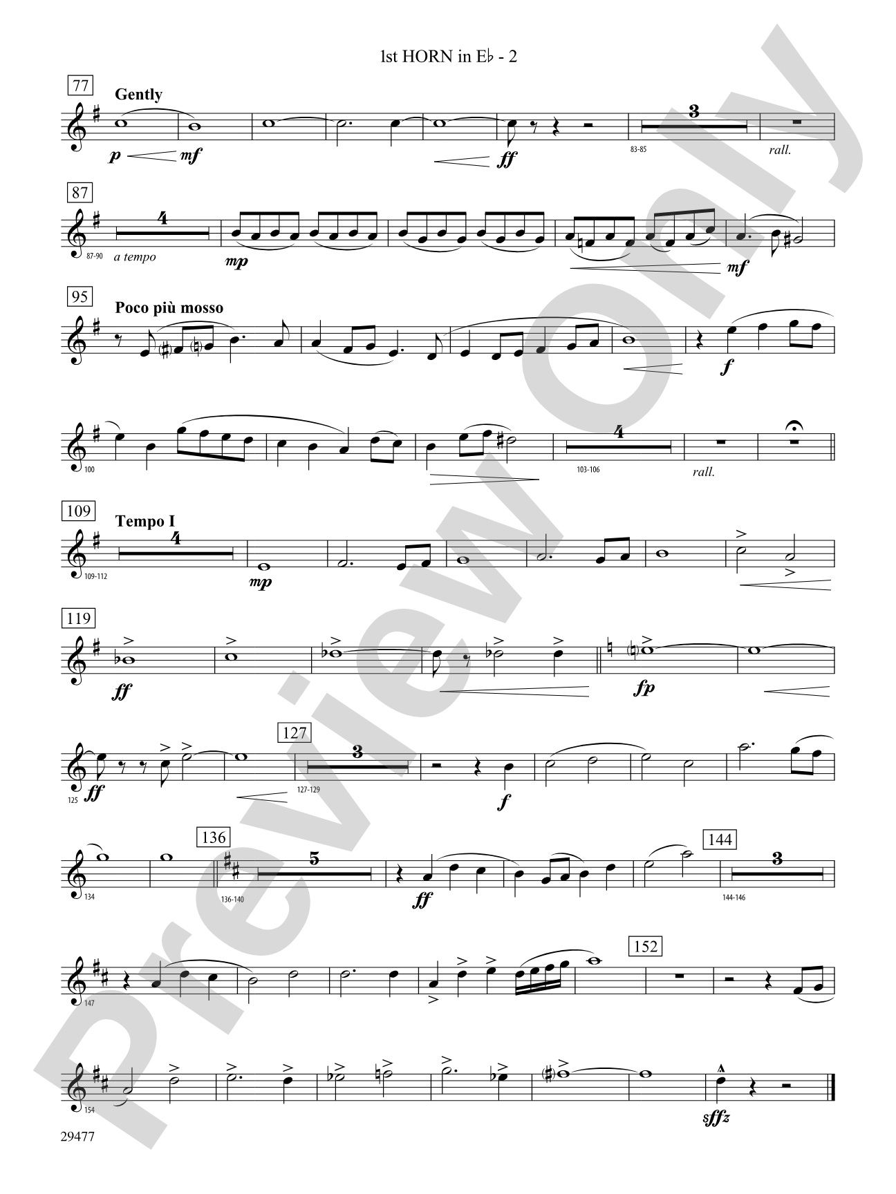 Flight of the Piasa: (wp) 1st Horn in E-flat