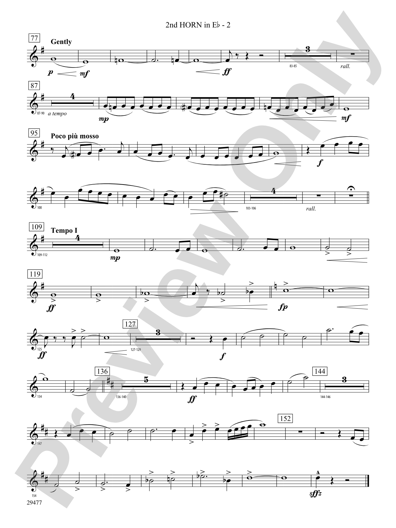 Flight of the Piasa: (wp) 2nd Horn in E-flat