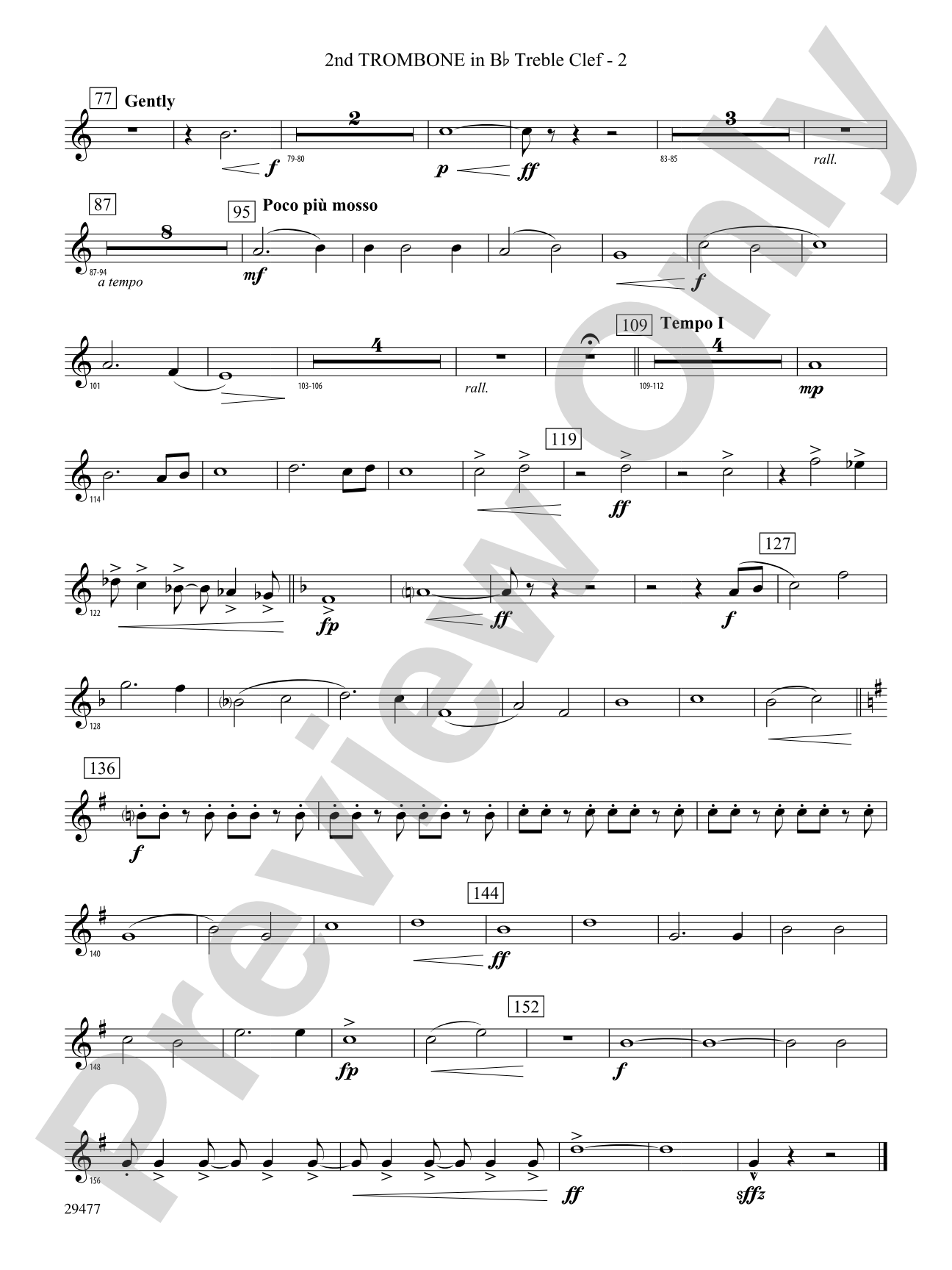 Flight of the Piasa: (wp) 2nd B-flat Trombone T.C.