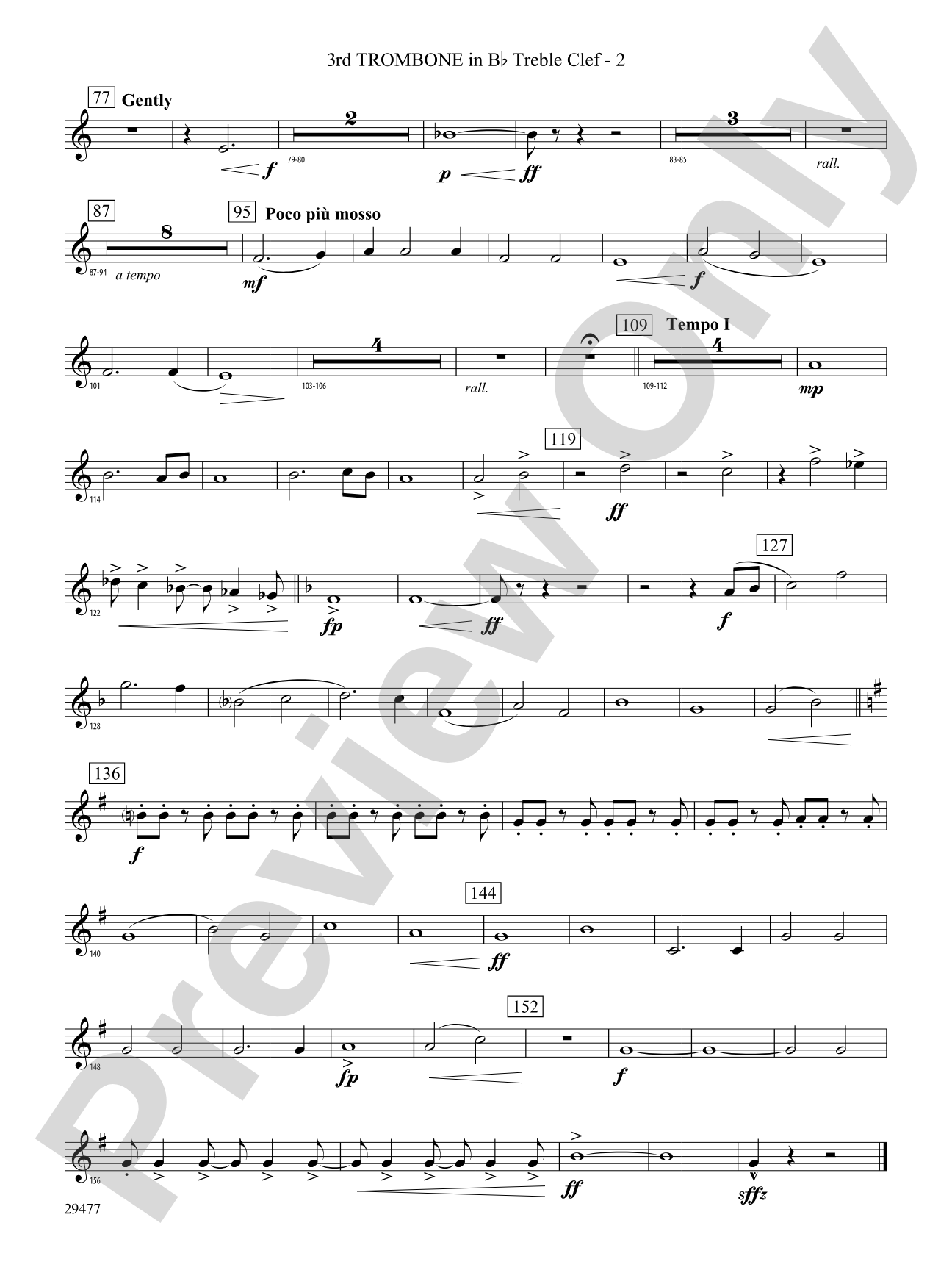 Flight of the Piasa: (wp) 3rd B-flat Trombone T.C.