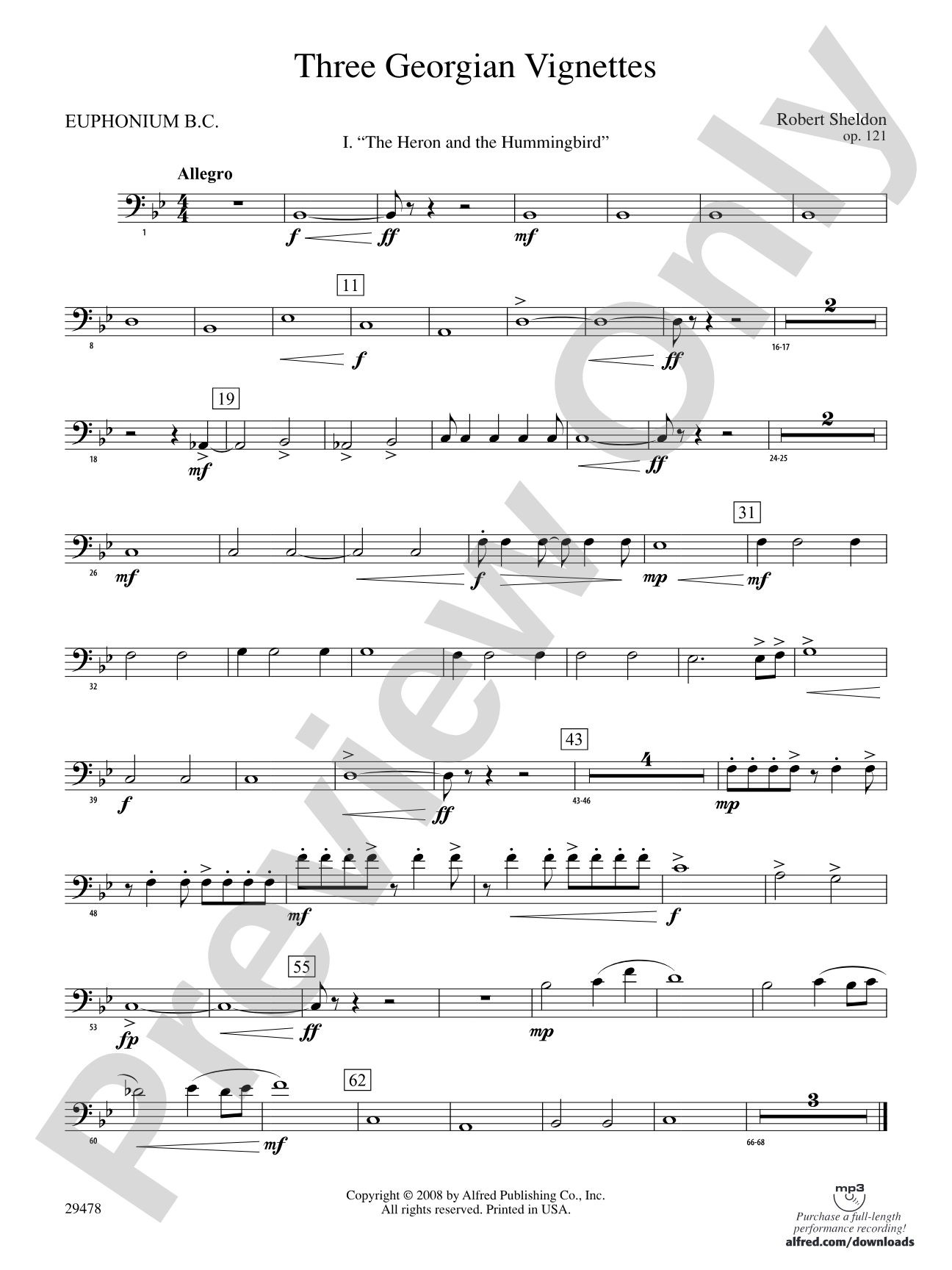 Three Georgian Vignettes: Baritone B.C.