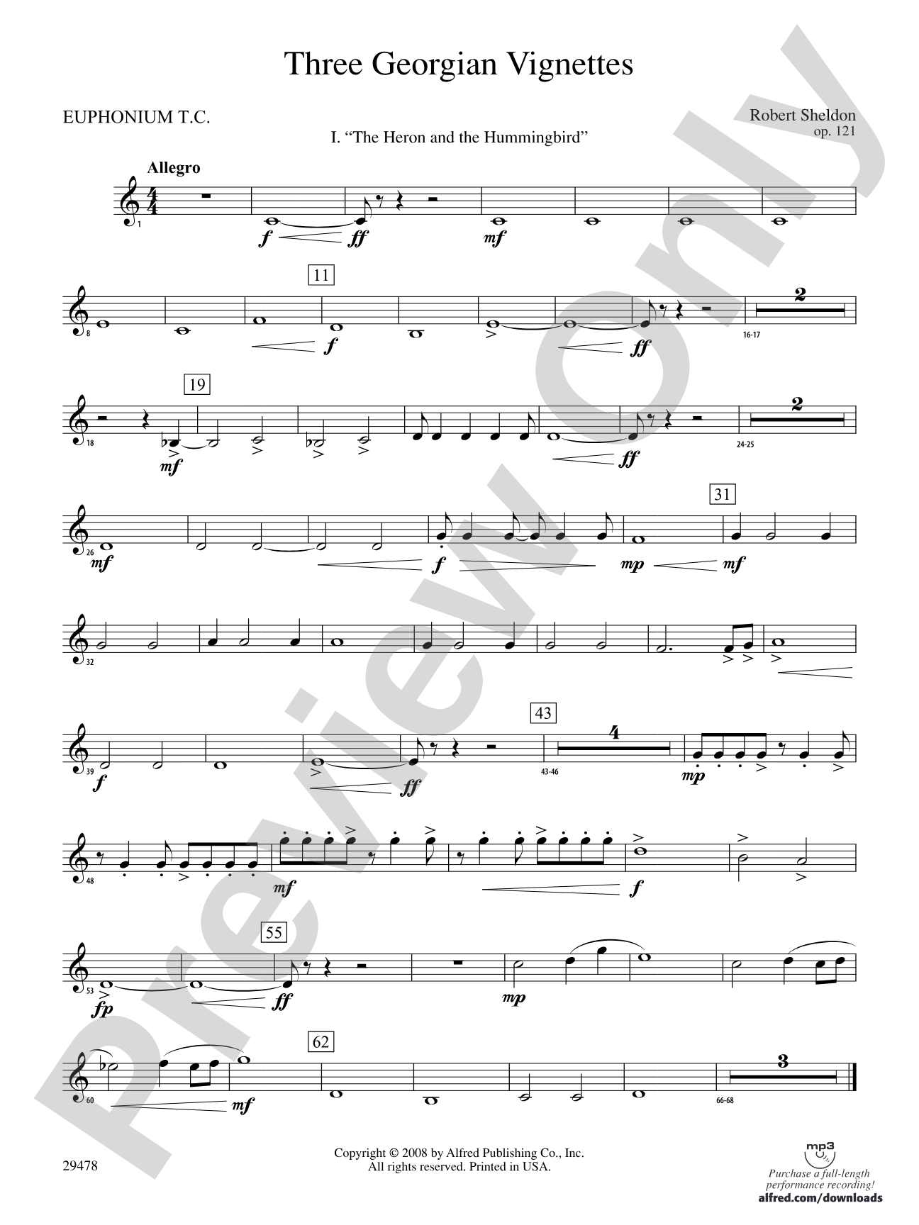Three Georgian Vignettes: Baritone T.C.