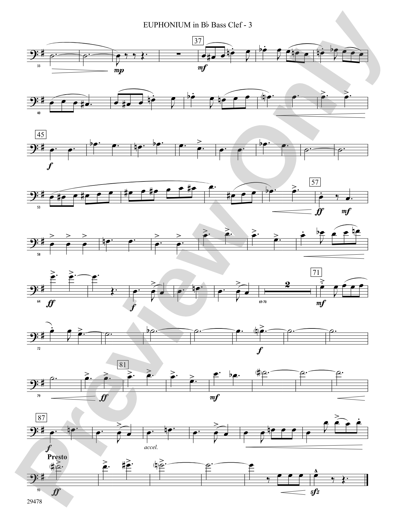 Three Georgian Vignettes: (wp) B-flat Baritone B.C.