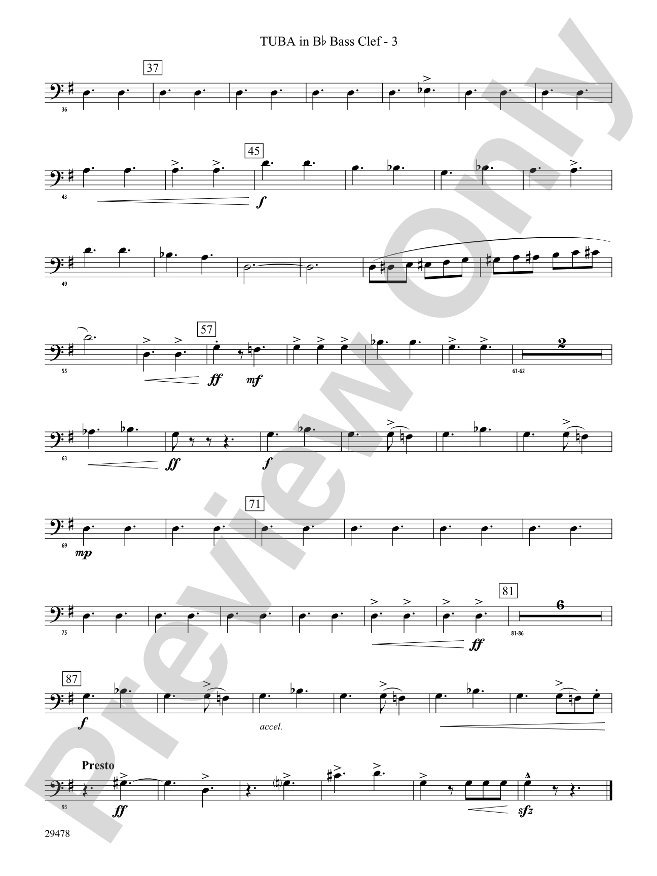 Three Georgian Vignettes: (wp) B-flat Tuba B.C.