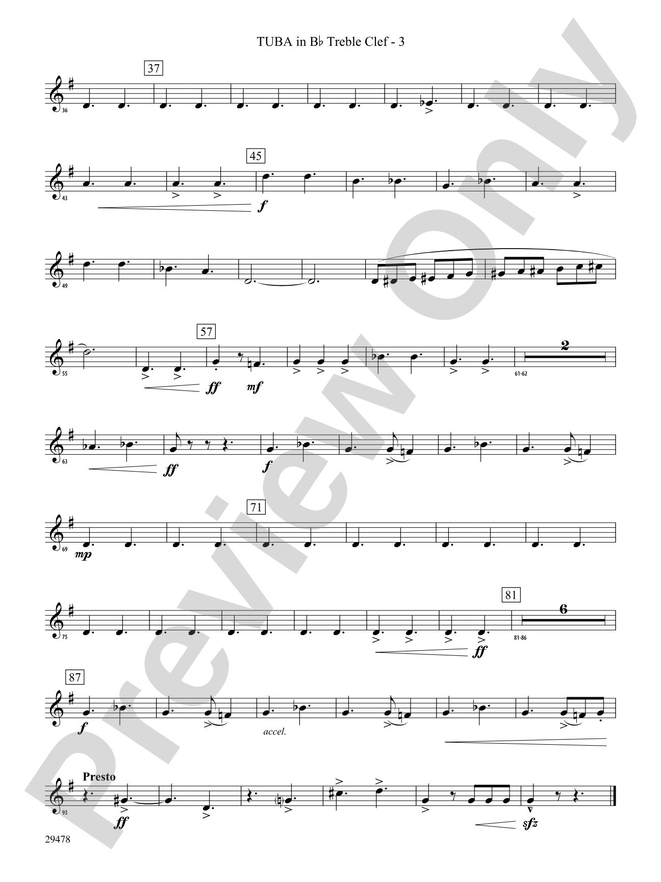 Three Georgian Vignettes: (wp) B-flat Tuba T.C.