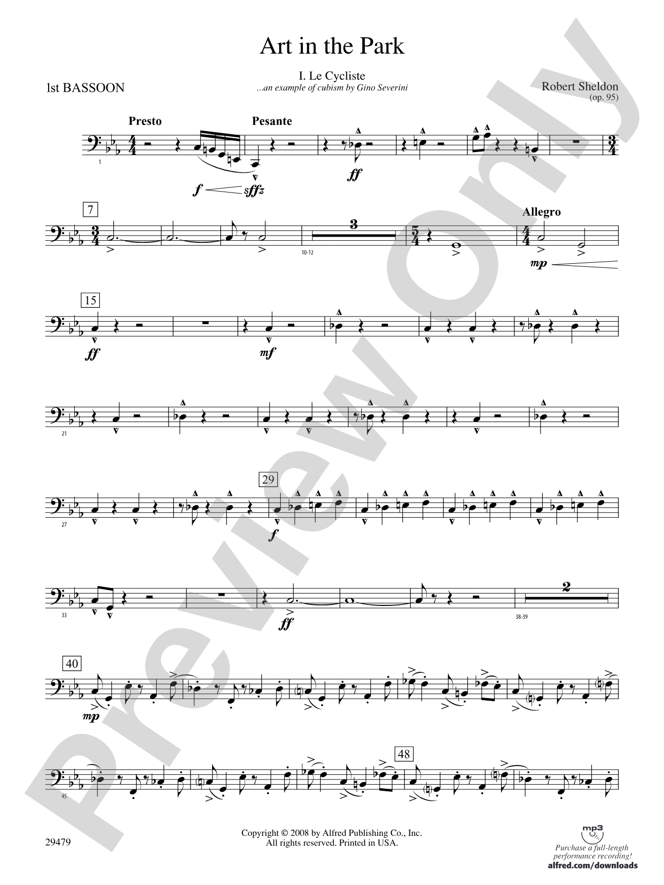 Art in the Park: Bassoon