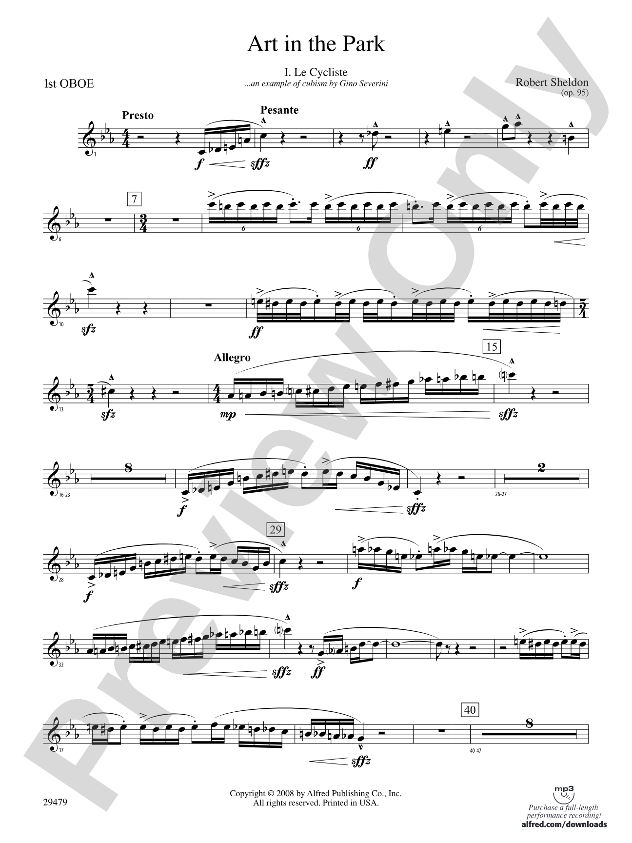 Art in the Park: Oboe