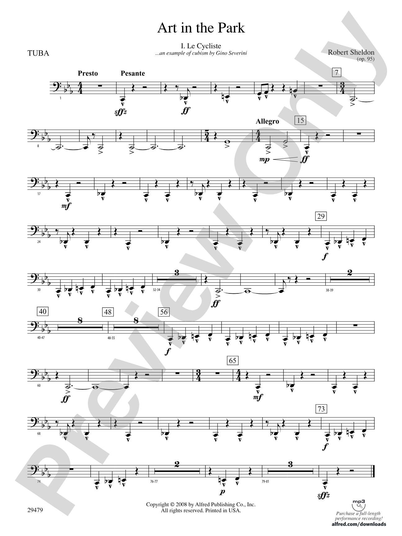 Art in the Park: Tuba