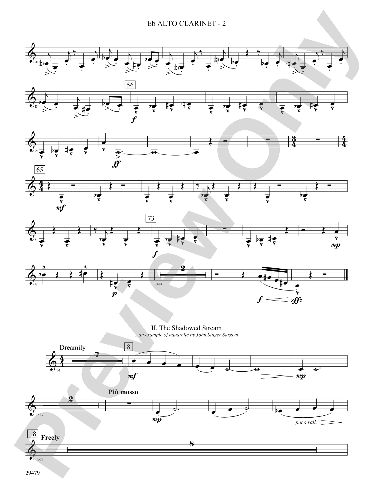 Art in the Park: (wp) E-flat Alto Clarinet