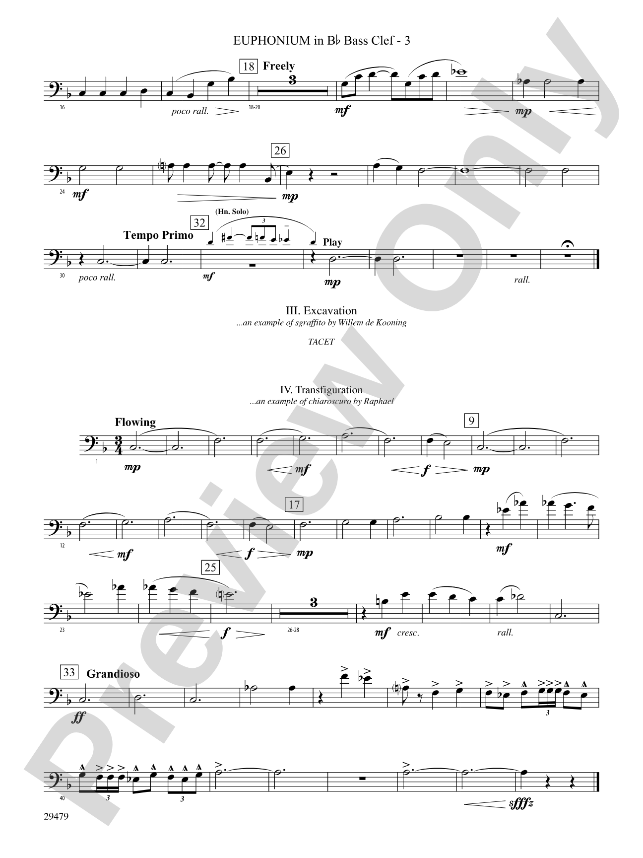 Art in the Park: (wp) B-flat Baritone B.C.