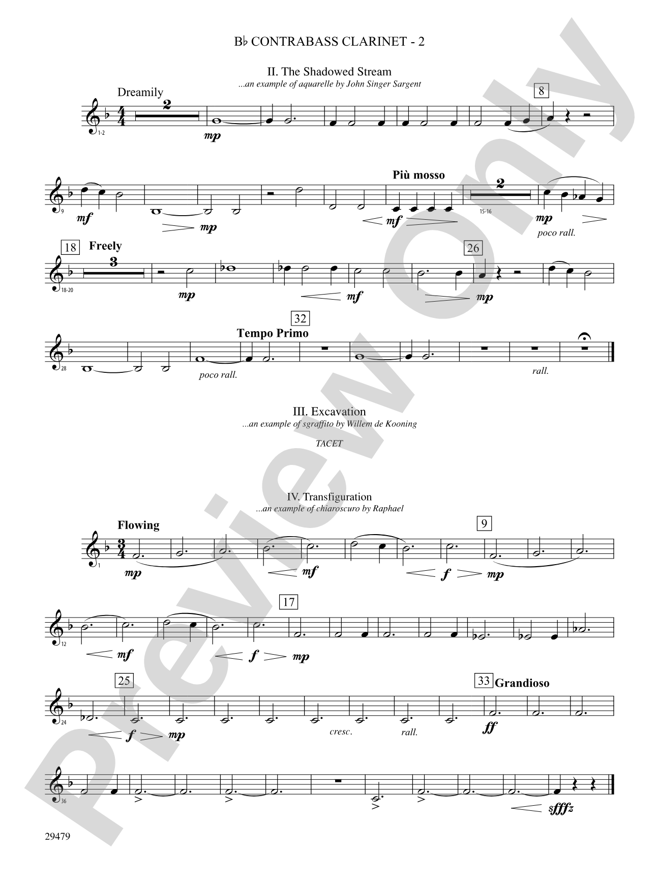 Art in the Park: (wp) B-flat Contrabass Clarinet