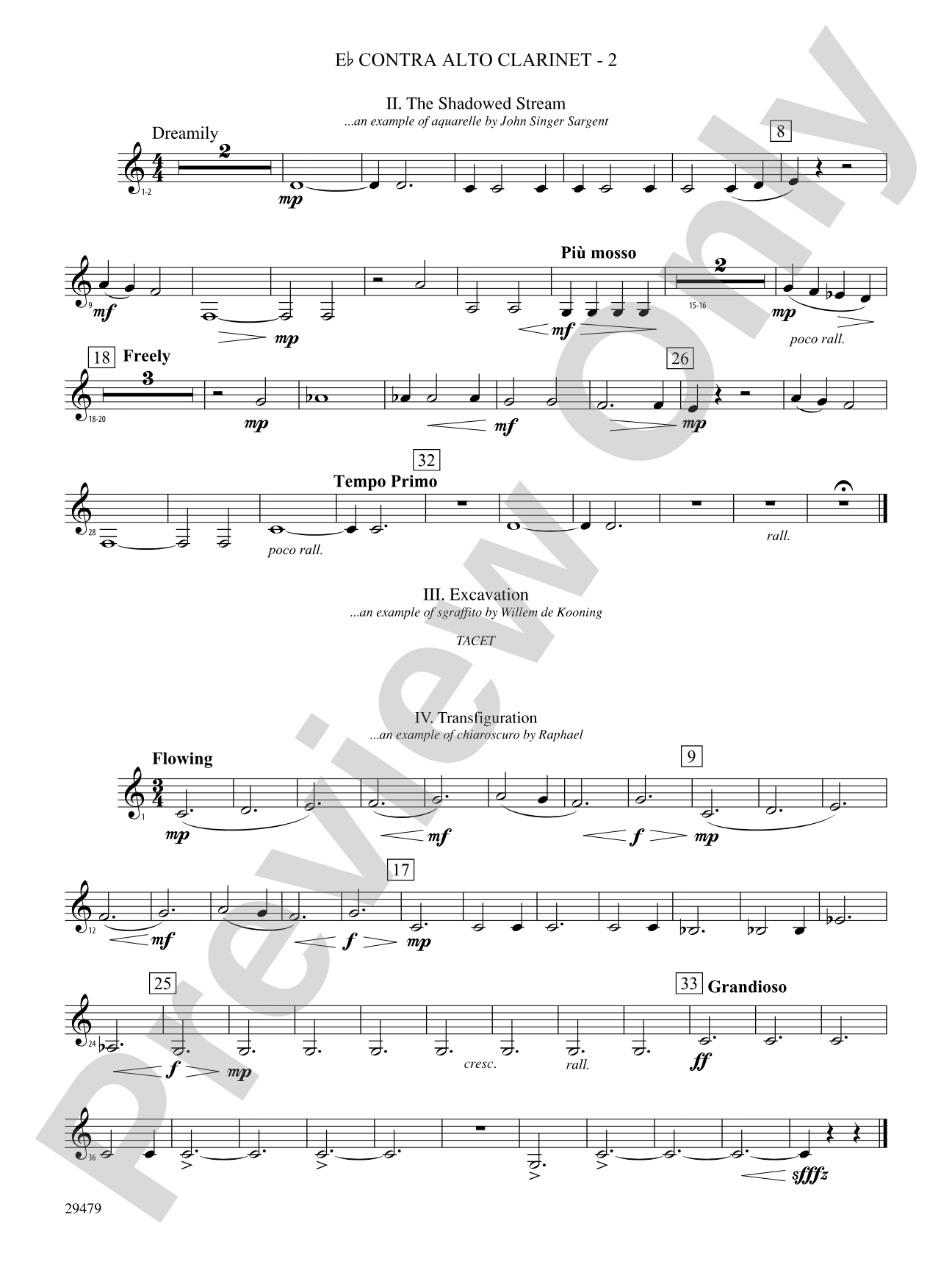 Art in the Park: (wp) E-flat Contrabass Clarinet