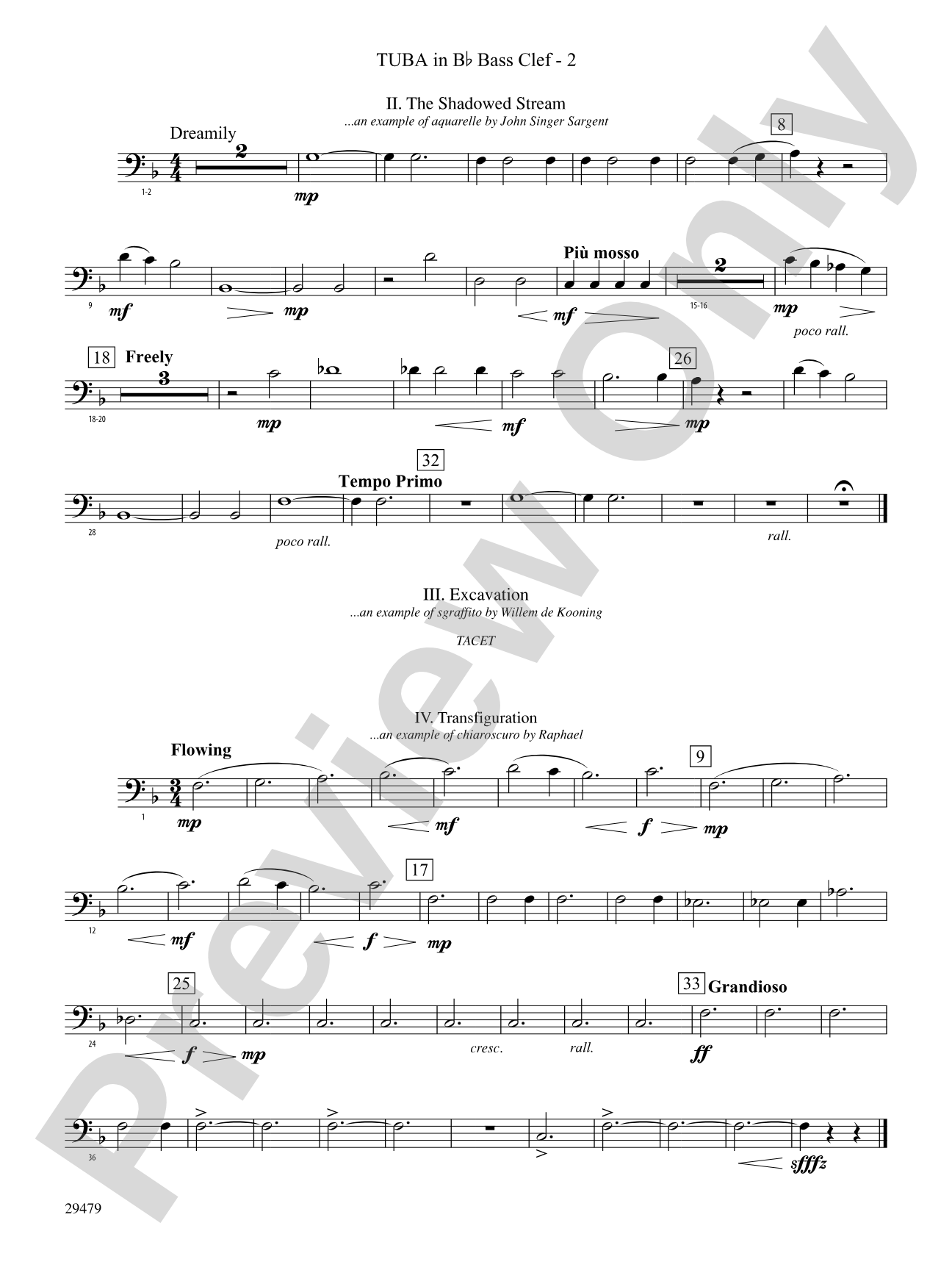Art in the Park: (wp) B-flat Tuba B.C.