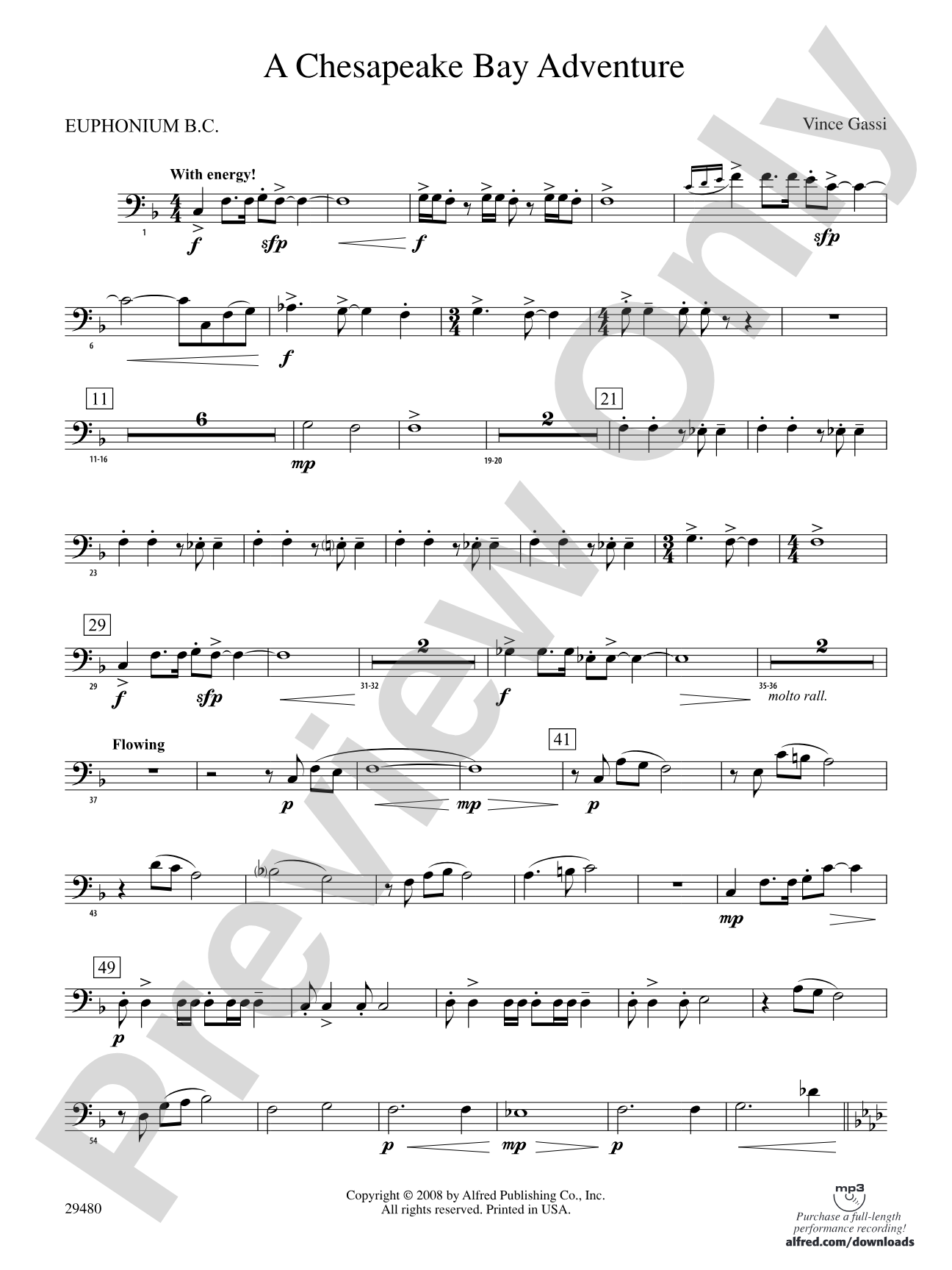 A Chesapeake Bay Adventure: Baritone B.C.
