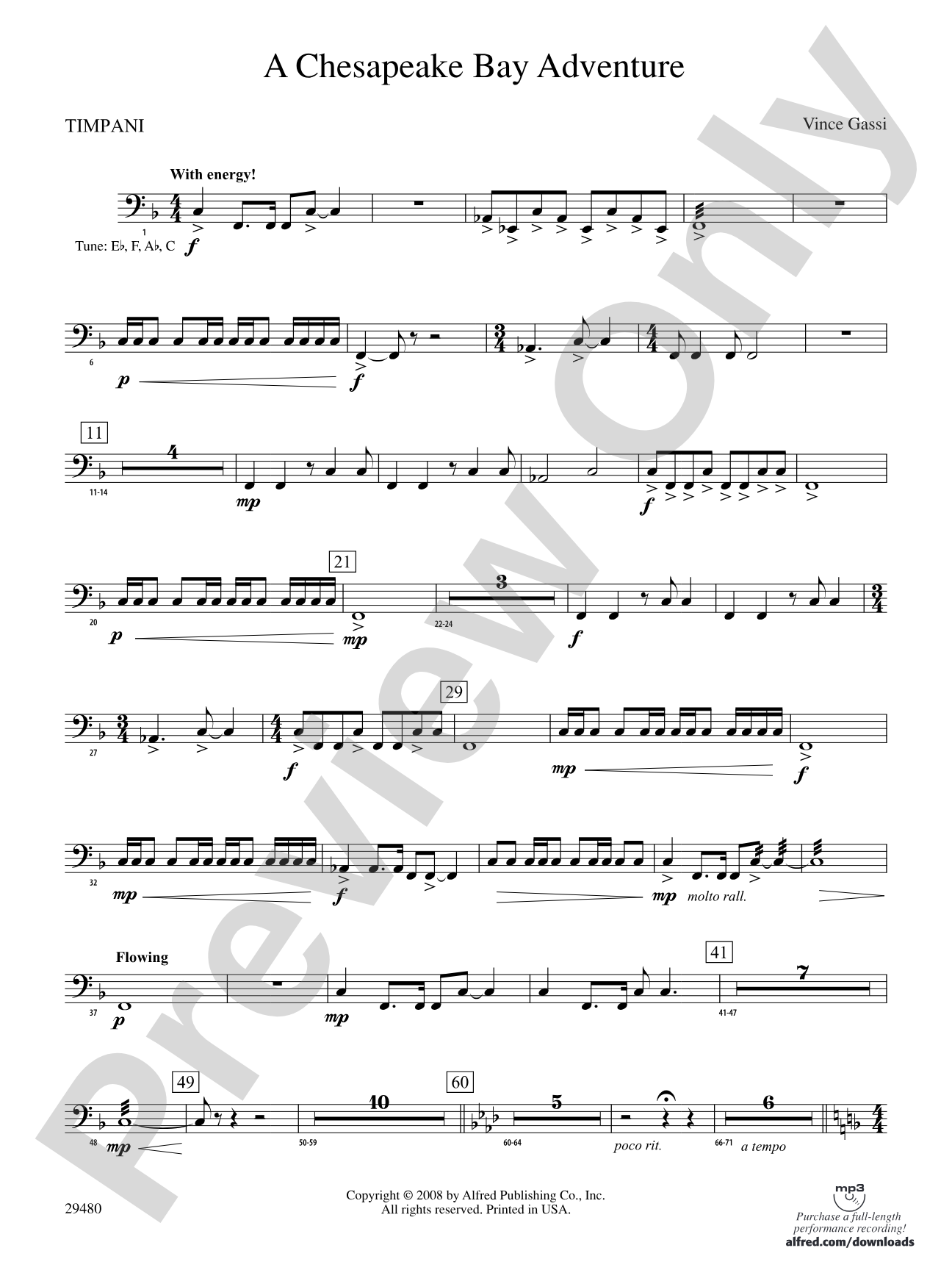 A Chesapeake Bay Adventure: Timpani