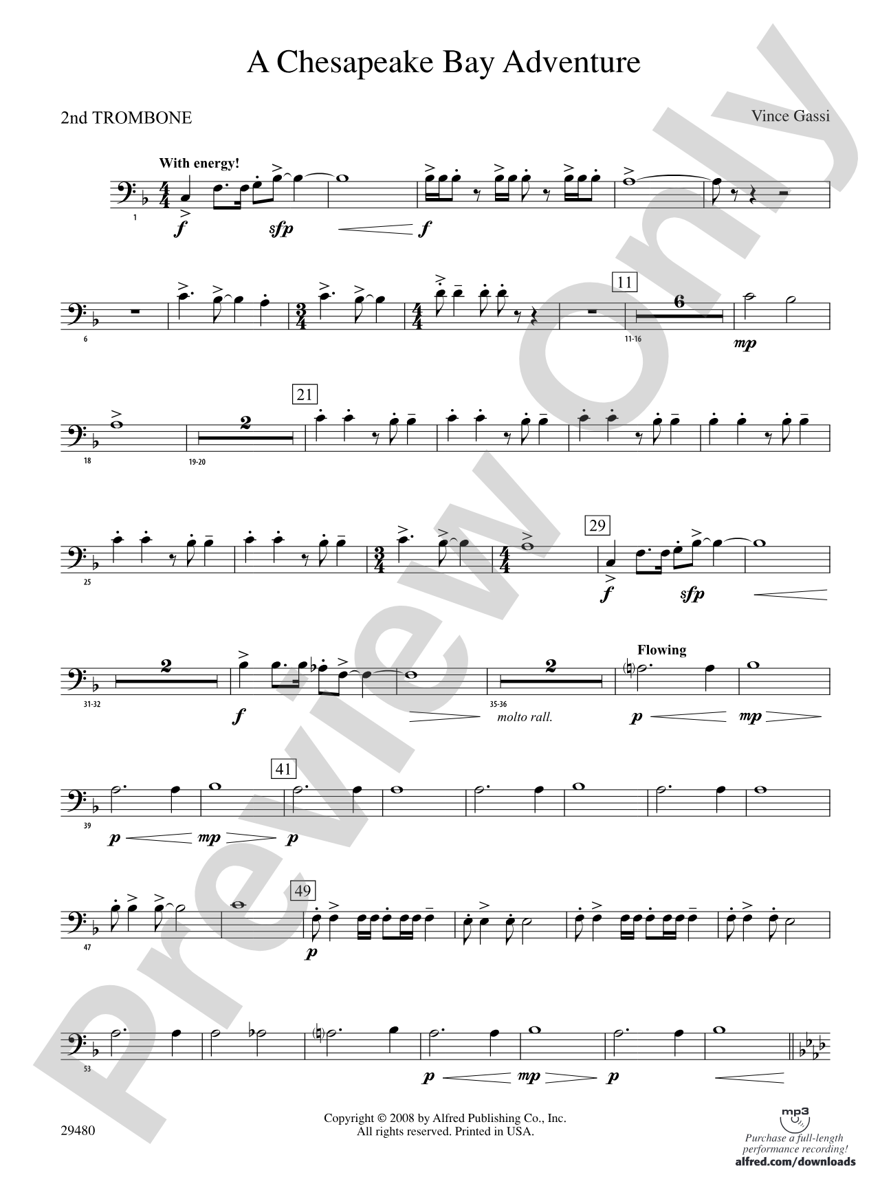 A Chesapeake Bay Adventure: 2nd Trombone