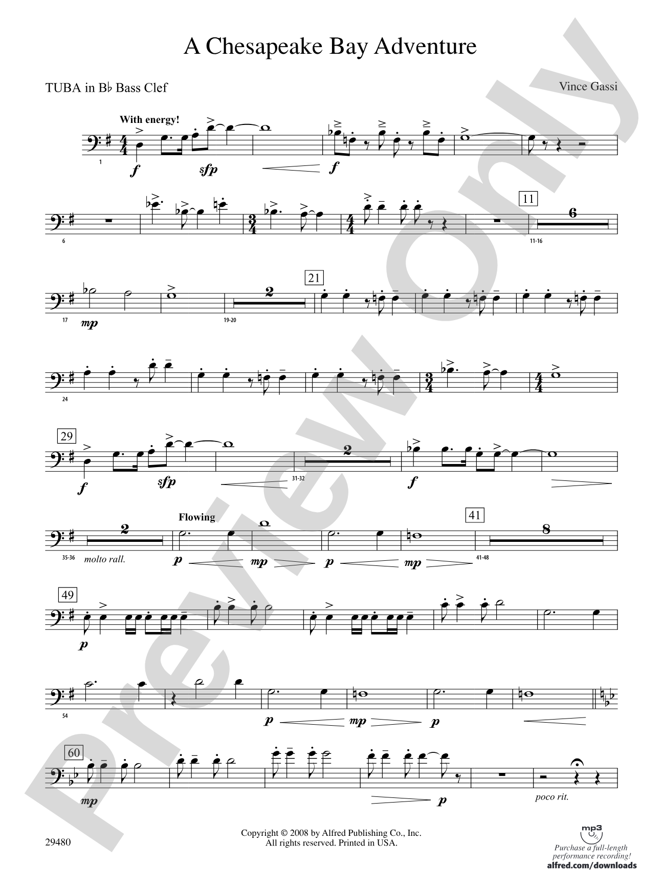 A Chesapeake Bay Adventure: (wp) B-flat Tuba B.C.