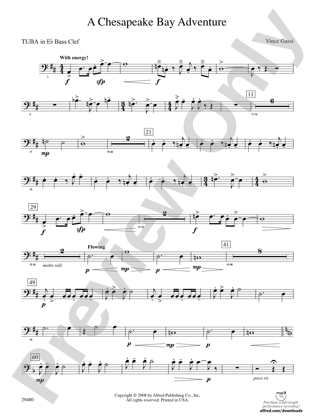 A Chesapeake Bay Adventure: (wp) E-flat Tuba B.C.