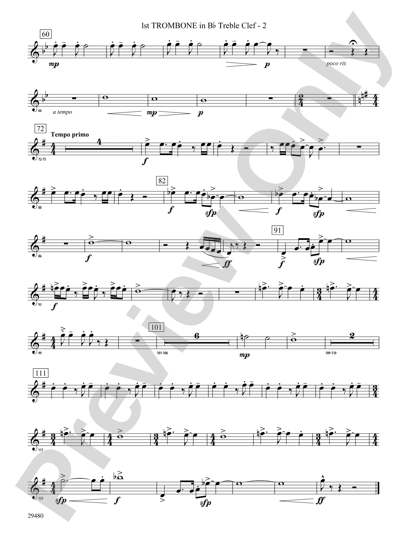 A Chesapeake Bay Adventure: (wp) 1st B-flat Trombone T.C.