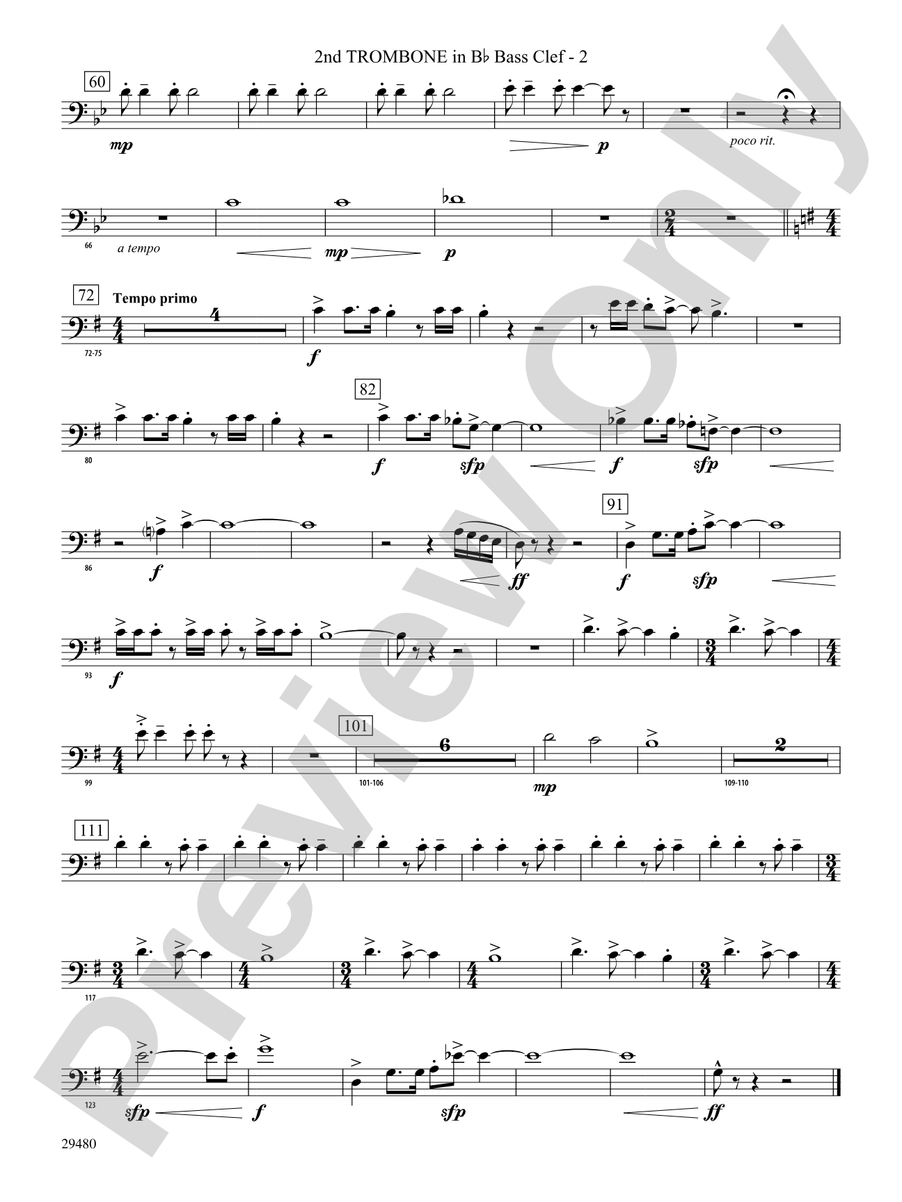 A Chesapeake Bay Adventure: (wp) 2nd B-flat Trombone B.C.