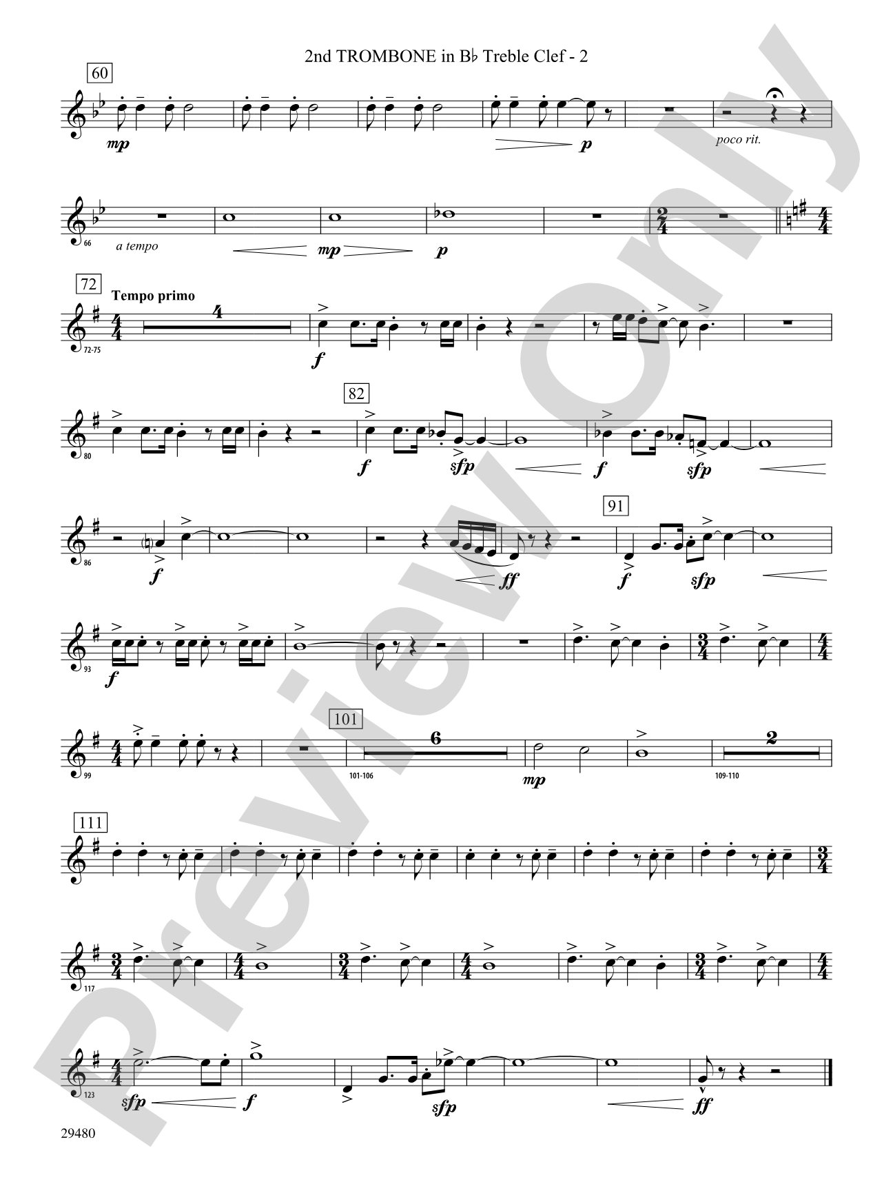 A Chesapeake Bay Adventure: (wp) 2nd B-flat Trombone T.C.
