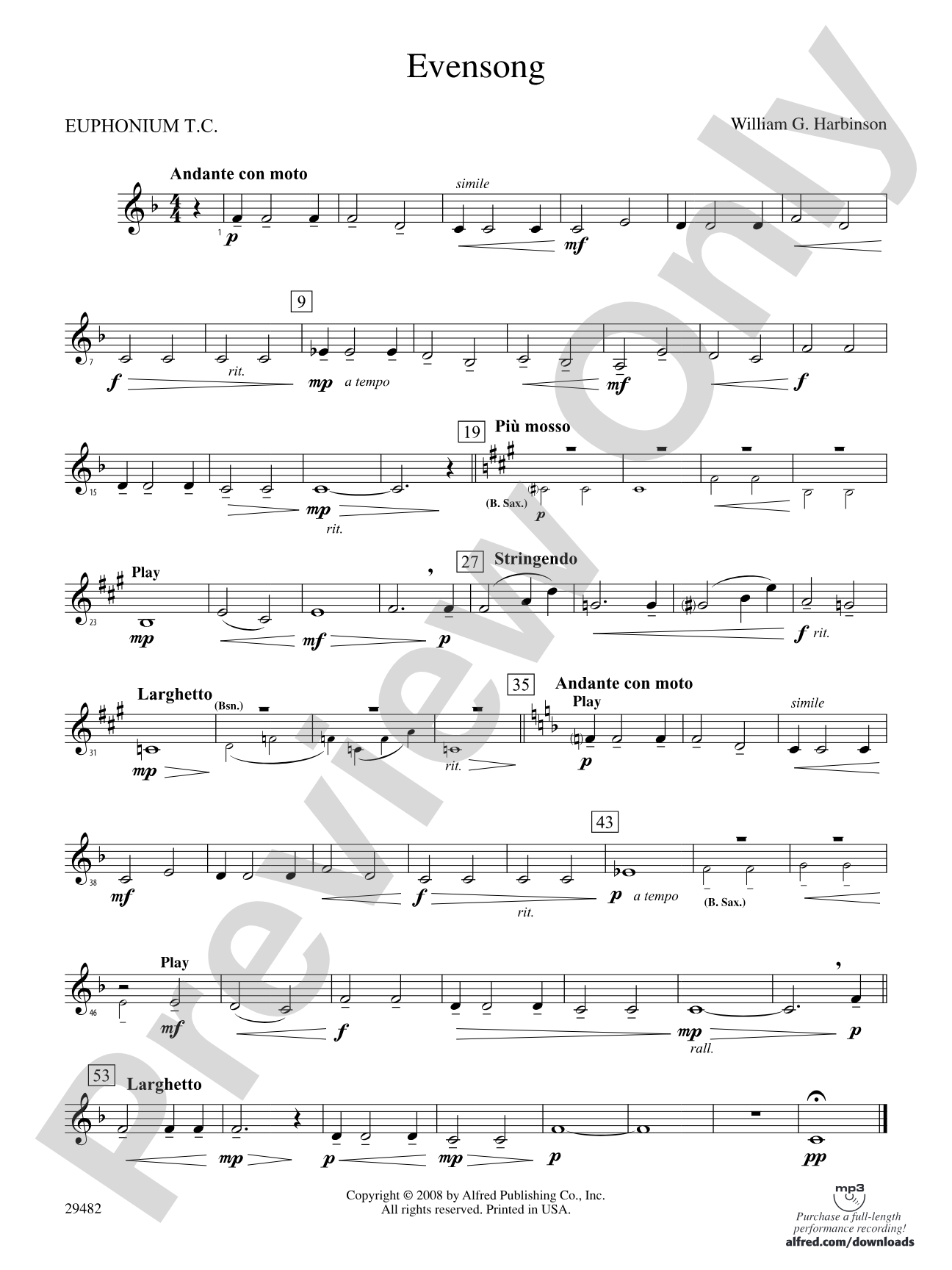 Evensong: Baritone T.C.