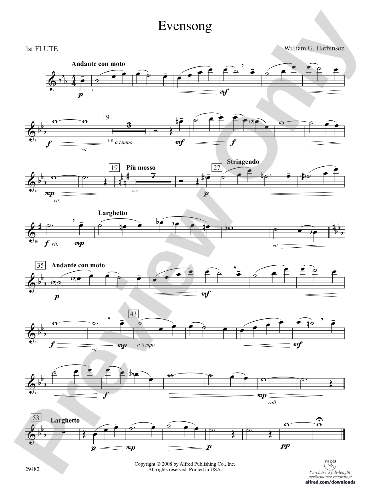 Evensong: Flute