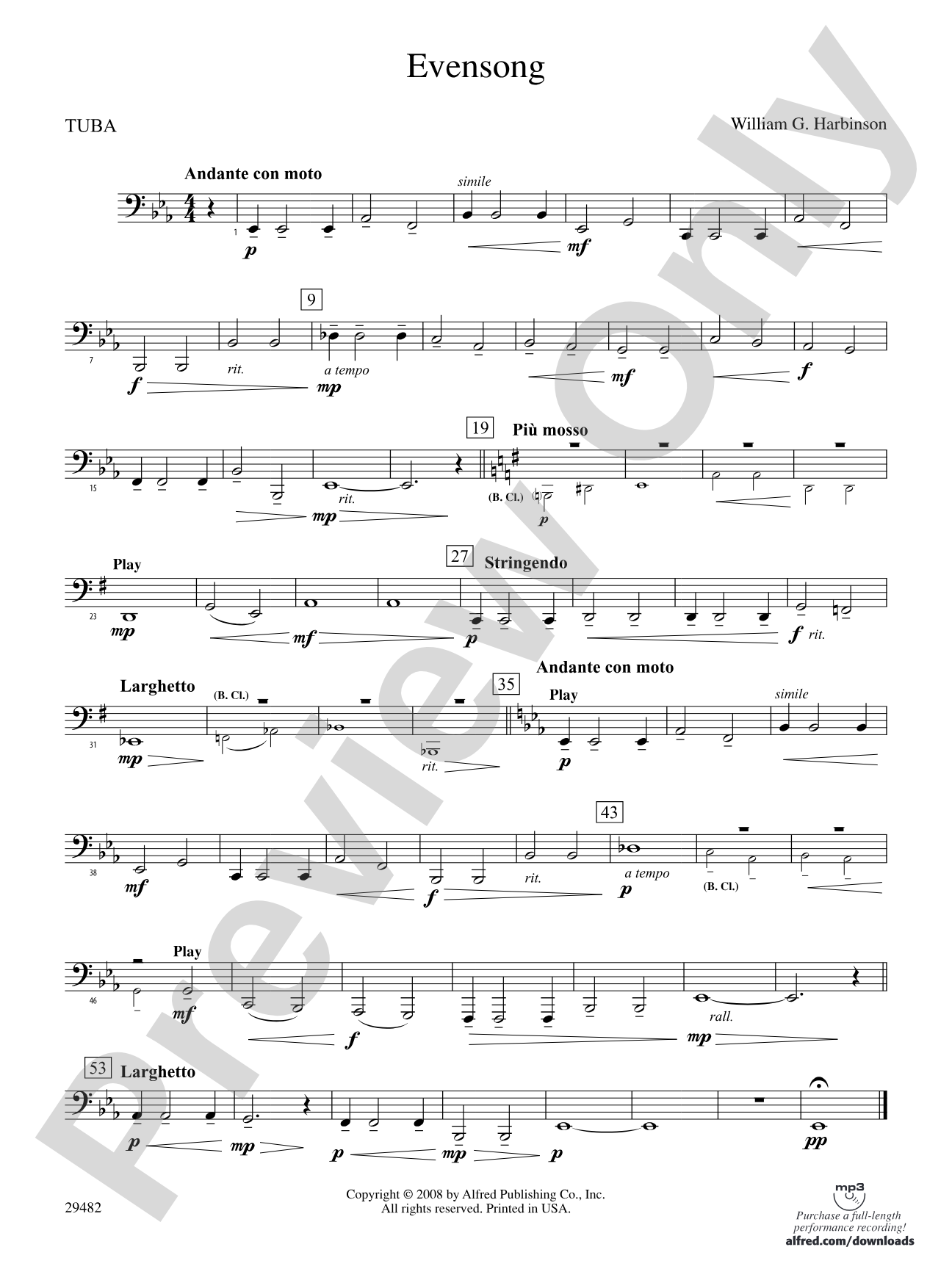 Evensong: Tuba