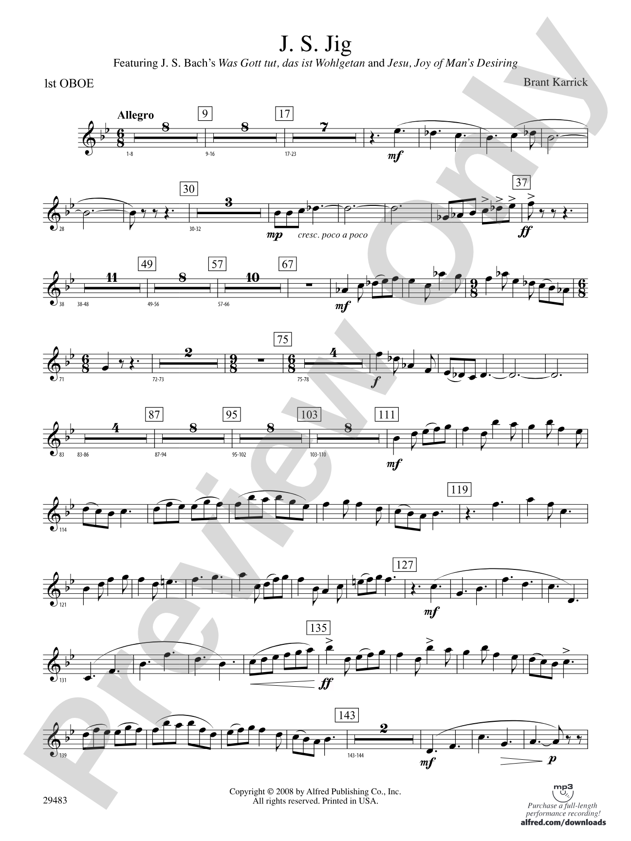 J.S. Jig: Oboe