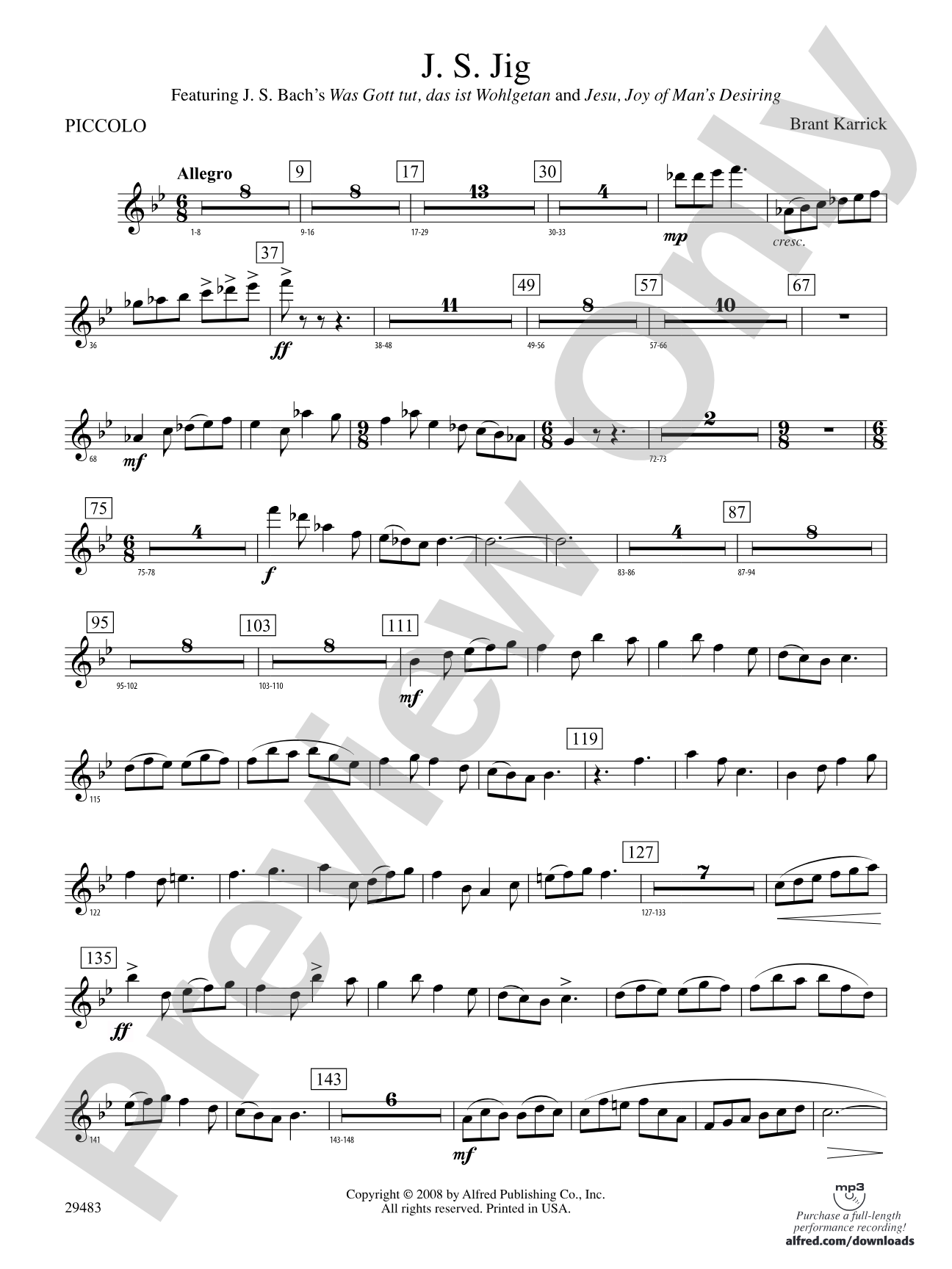 J.S. Jig: Piccolo